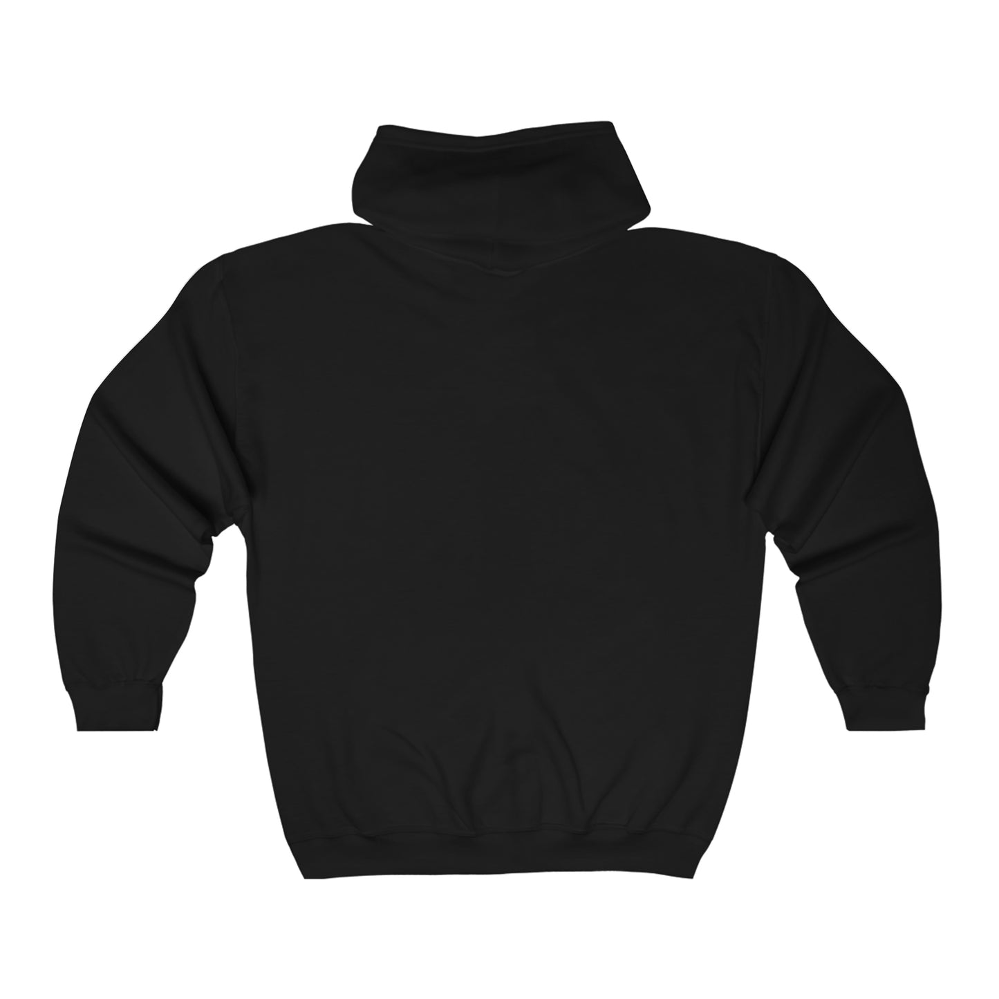 Sunny Days Unisex Full Zip Hoodie - Black/White Logo