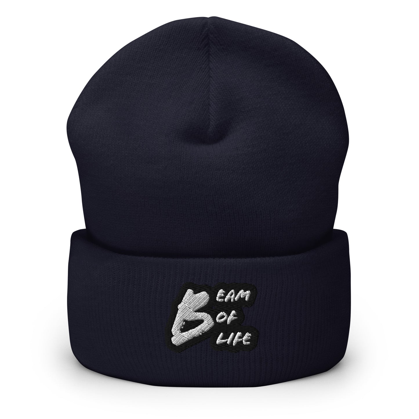 Beam of Life Beanie - Black/White Logo