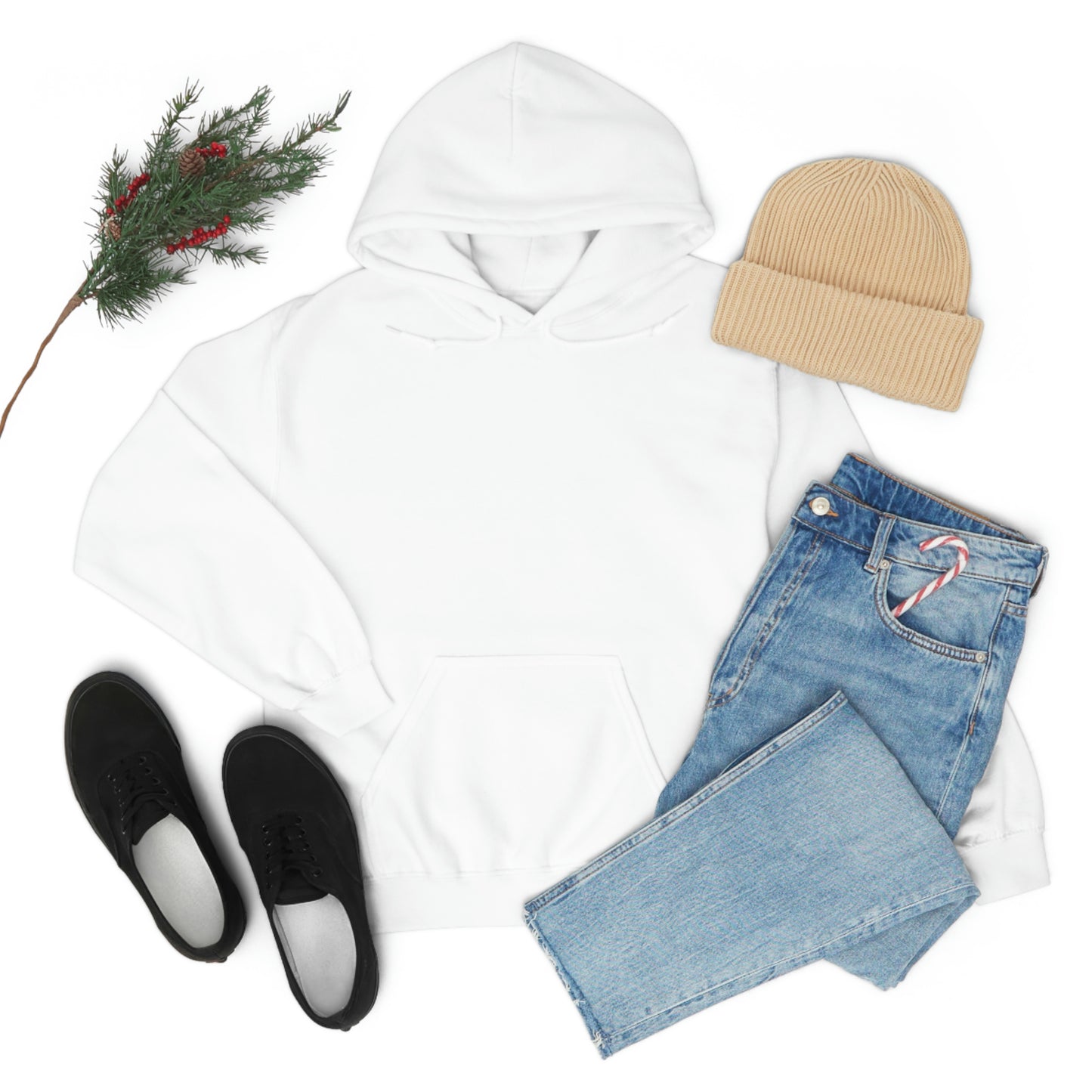Sunny Simplified Unisex Hoodie - Black/White Logo