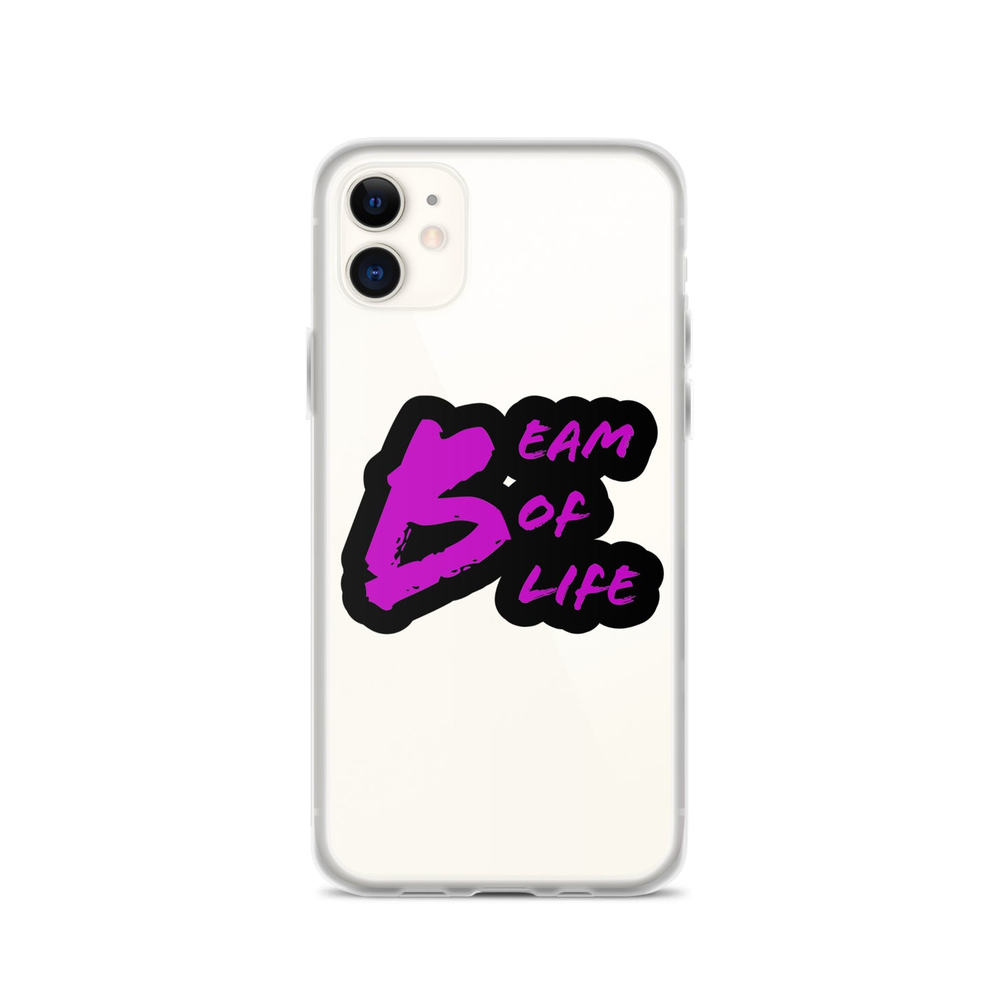 Beam of Life Clear iPhone Case