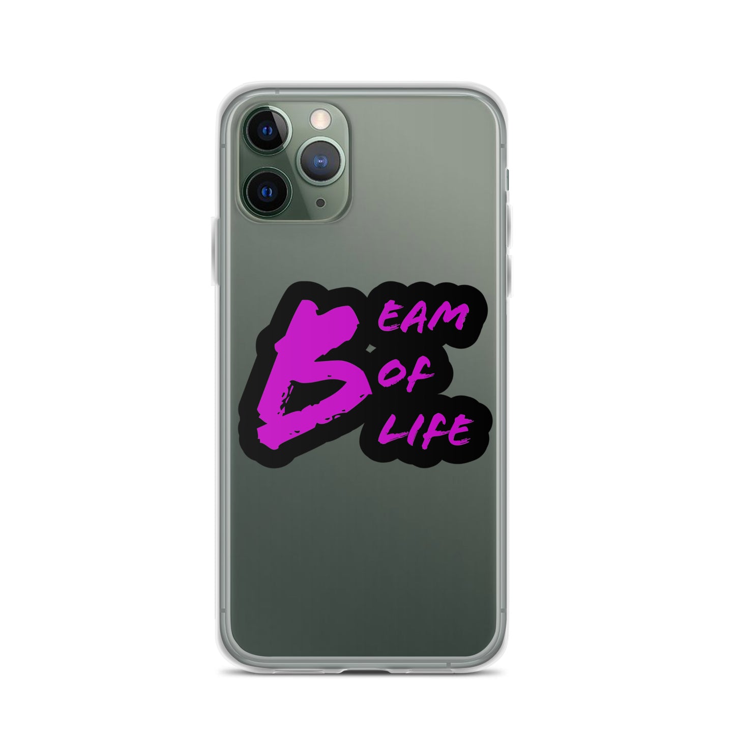 Beam of Life Clear iPhone Case