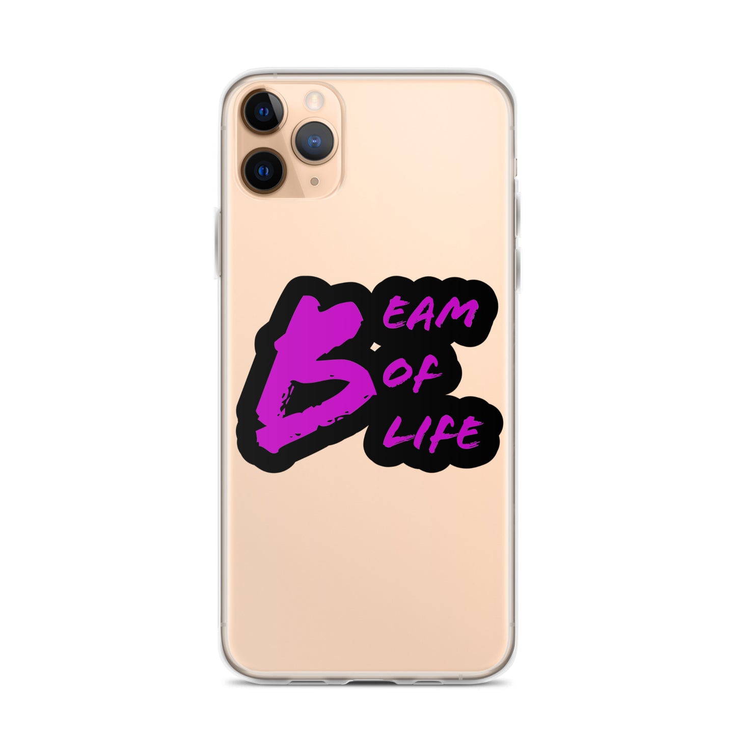 Beam of Life Clear iPhone Case