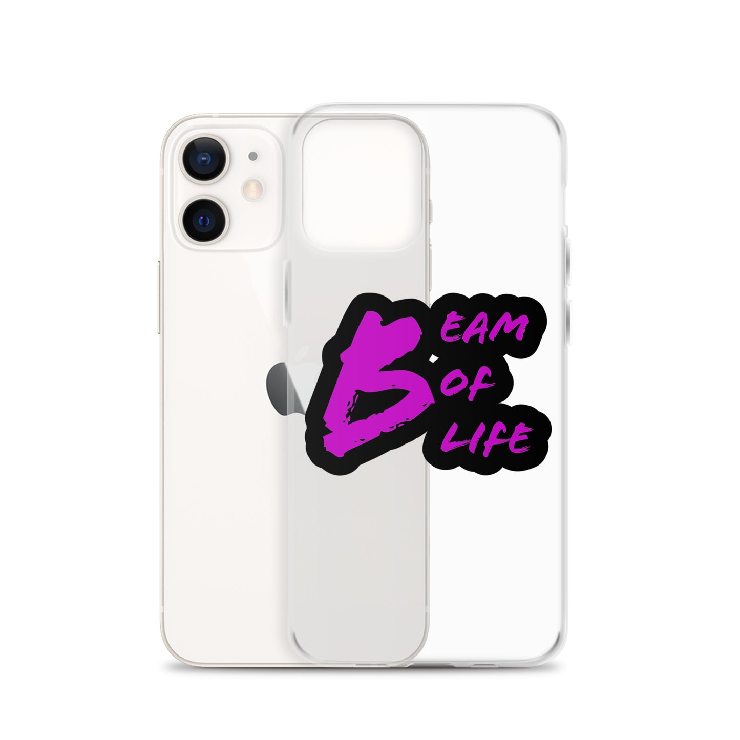 Beam of Life Clear iPhone Case