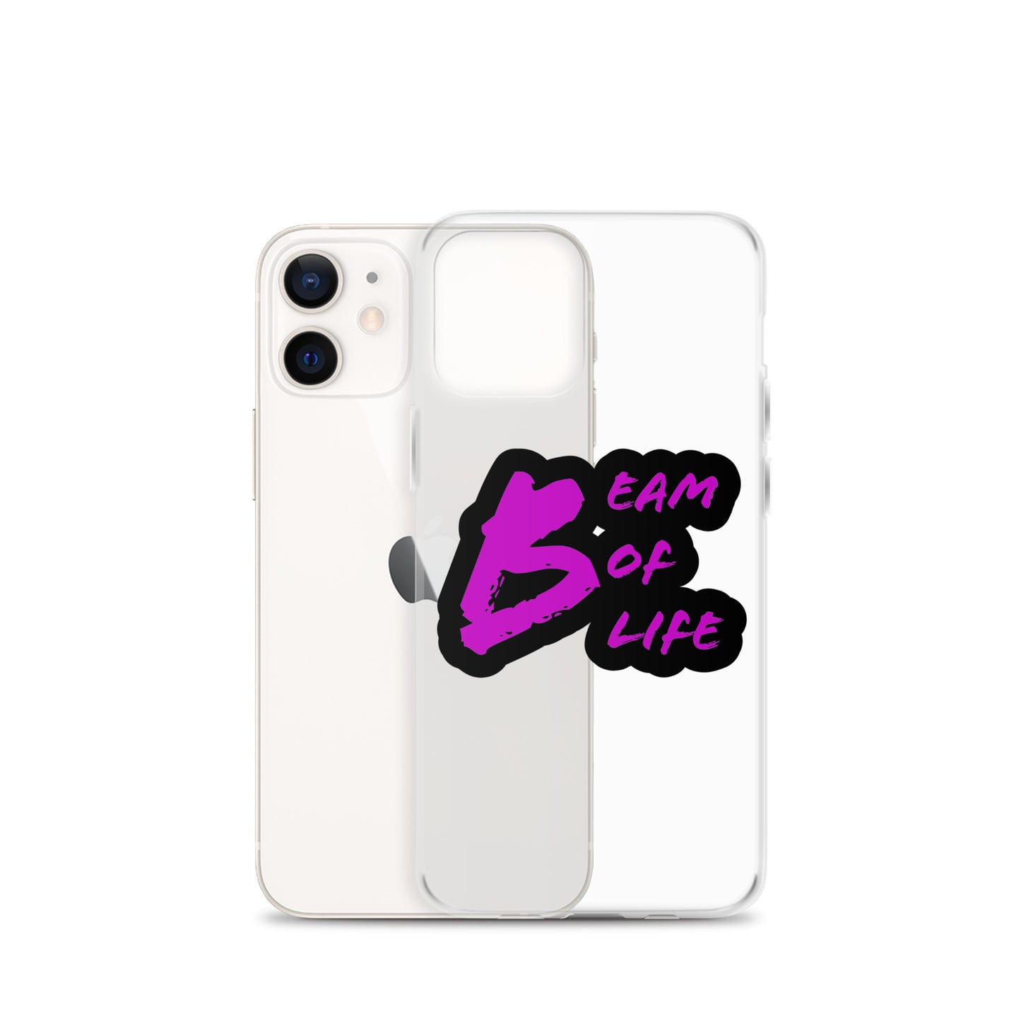 Beam of Life Clear iPhone Case