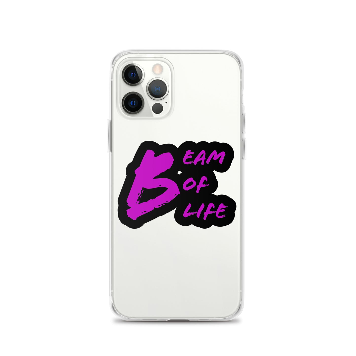 Beam of Life Clear iPhone Case