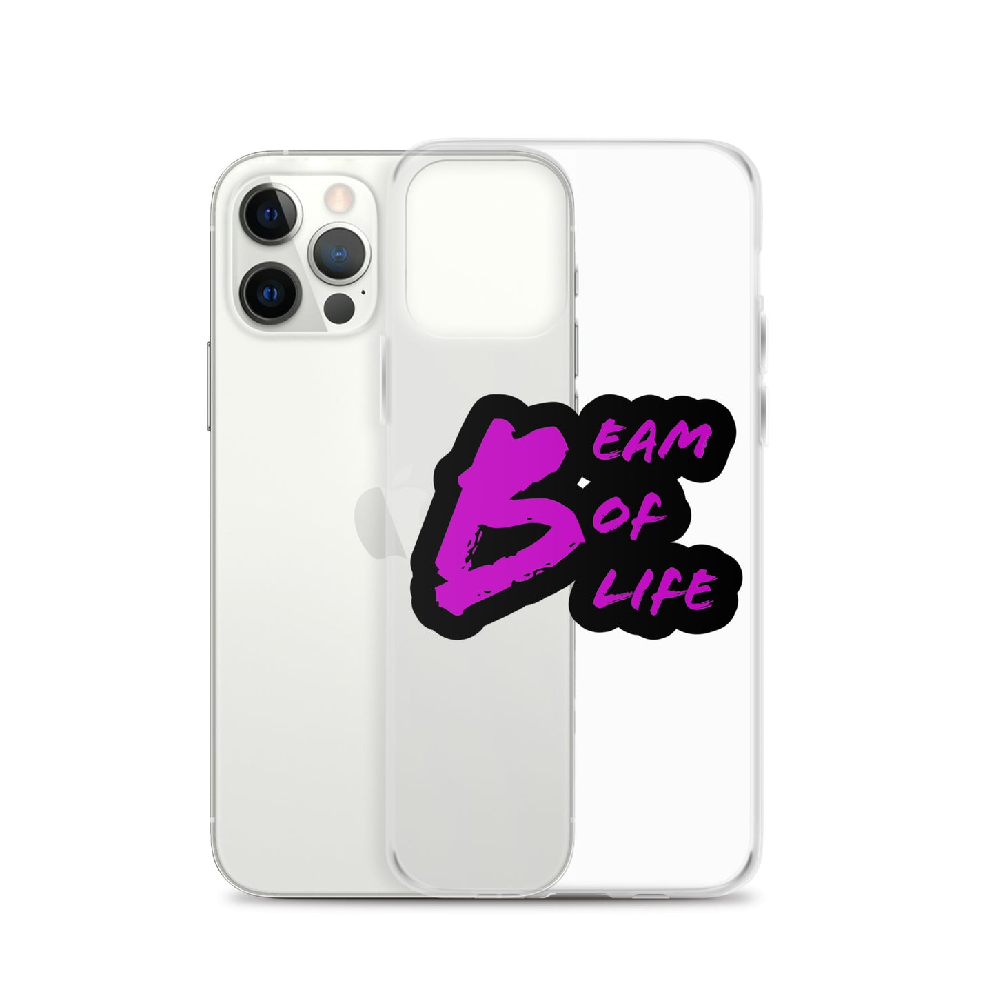 Beam of Life Clear iPhone Case