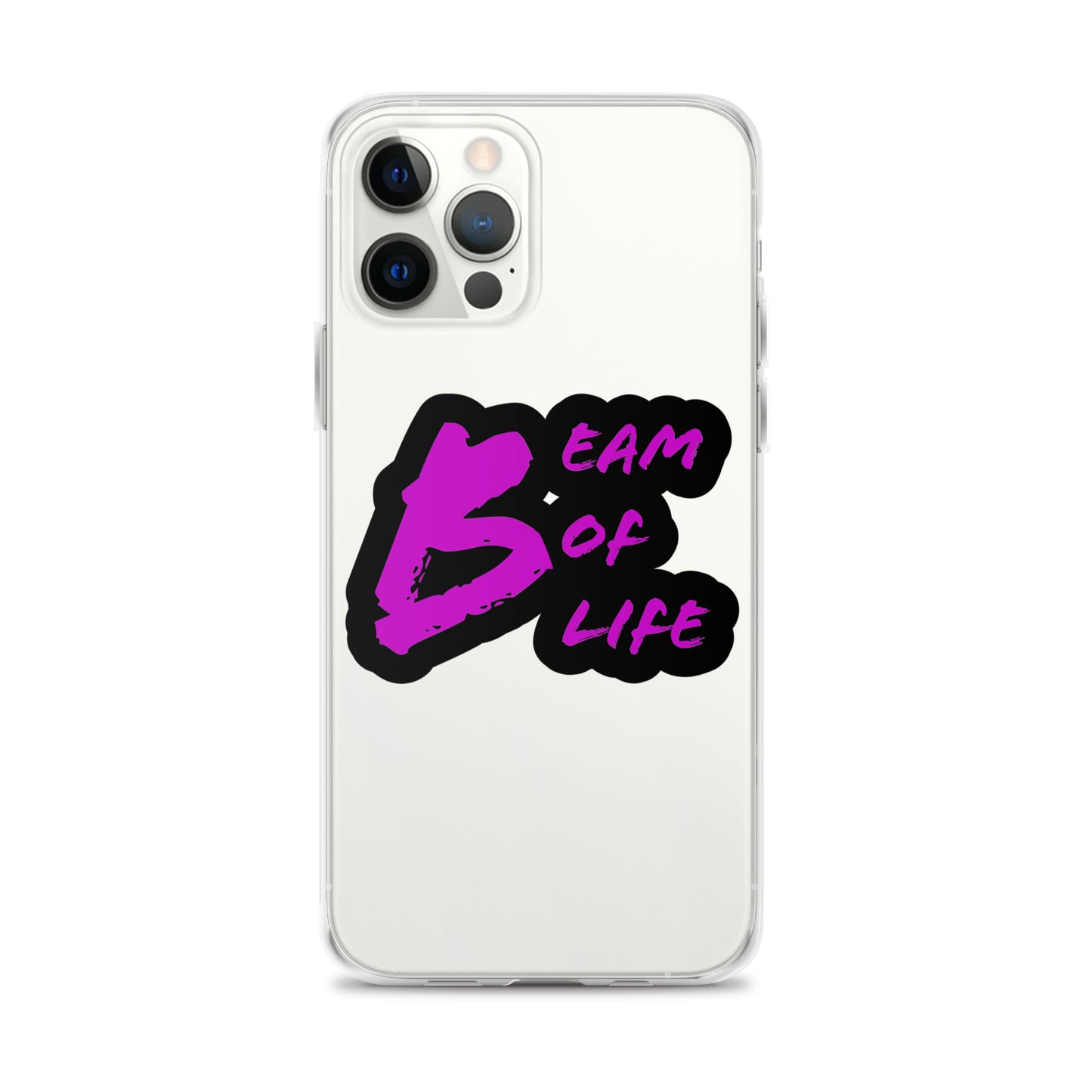 Beam of Life Clear iPhone Case