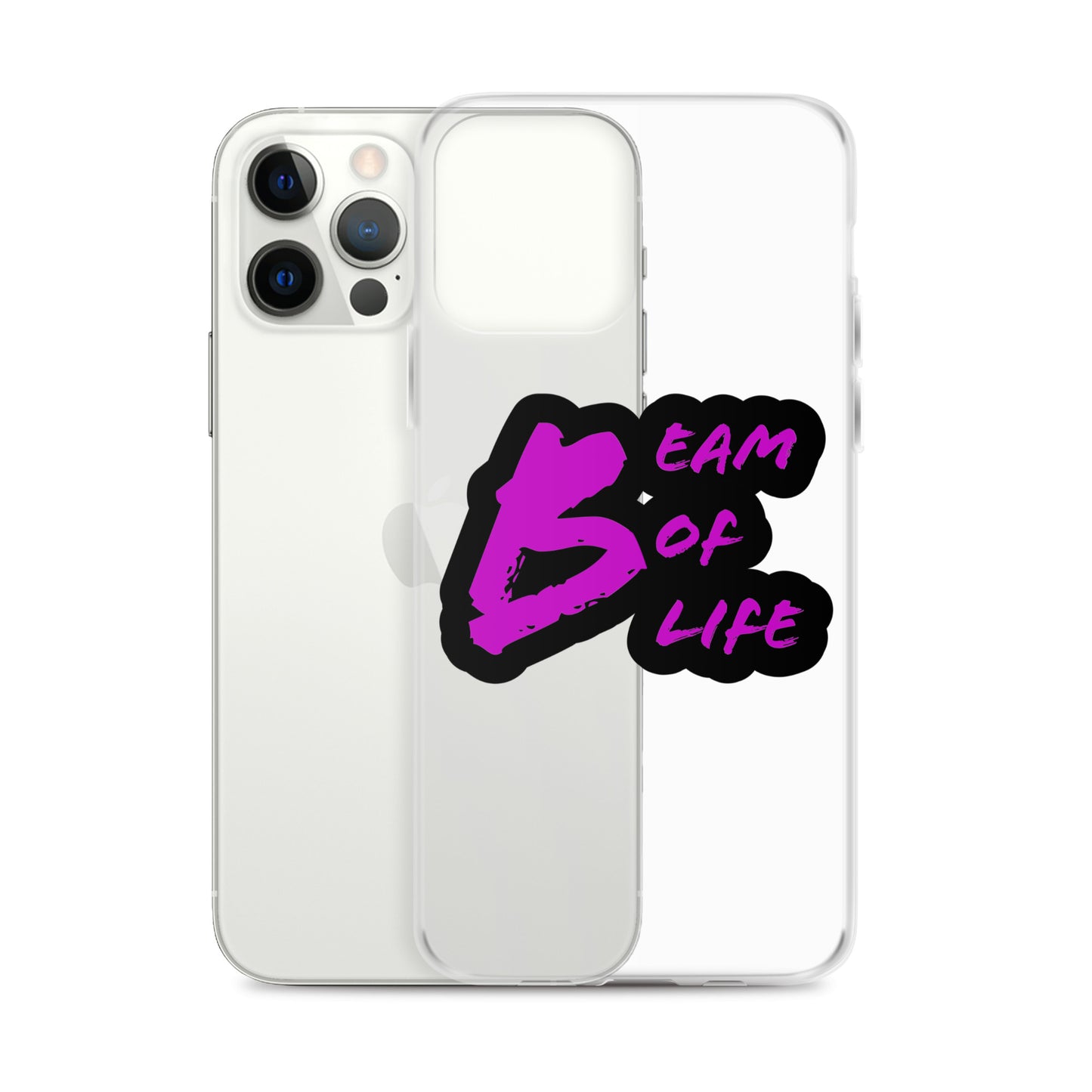 Beam of Life Clear iPhone Case