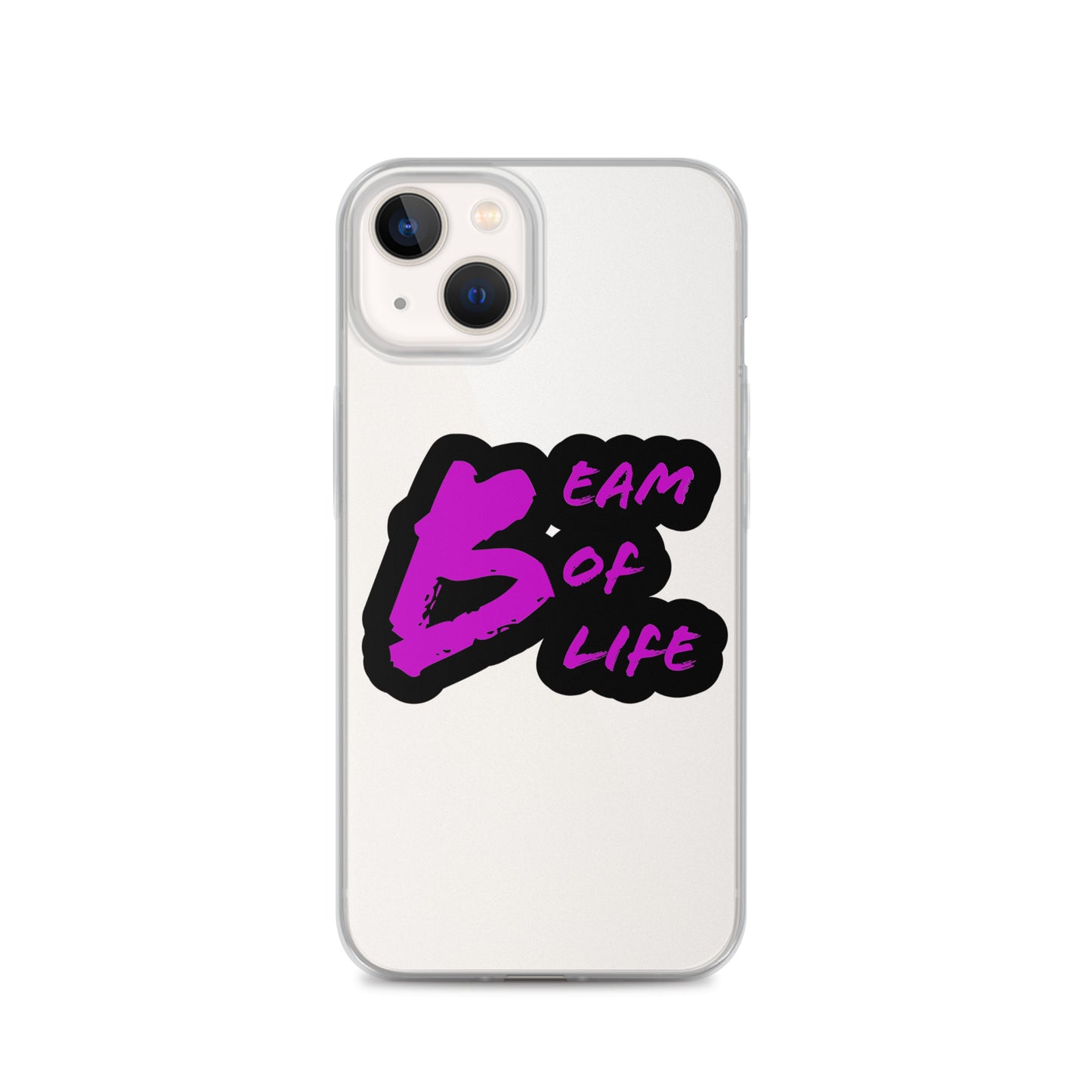 Beam of Life Clear iPhone Case