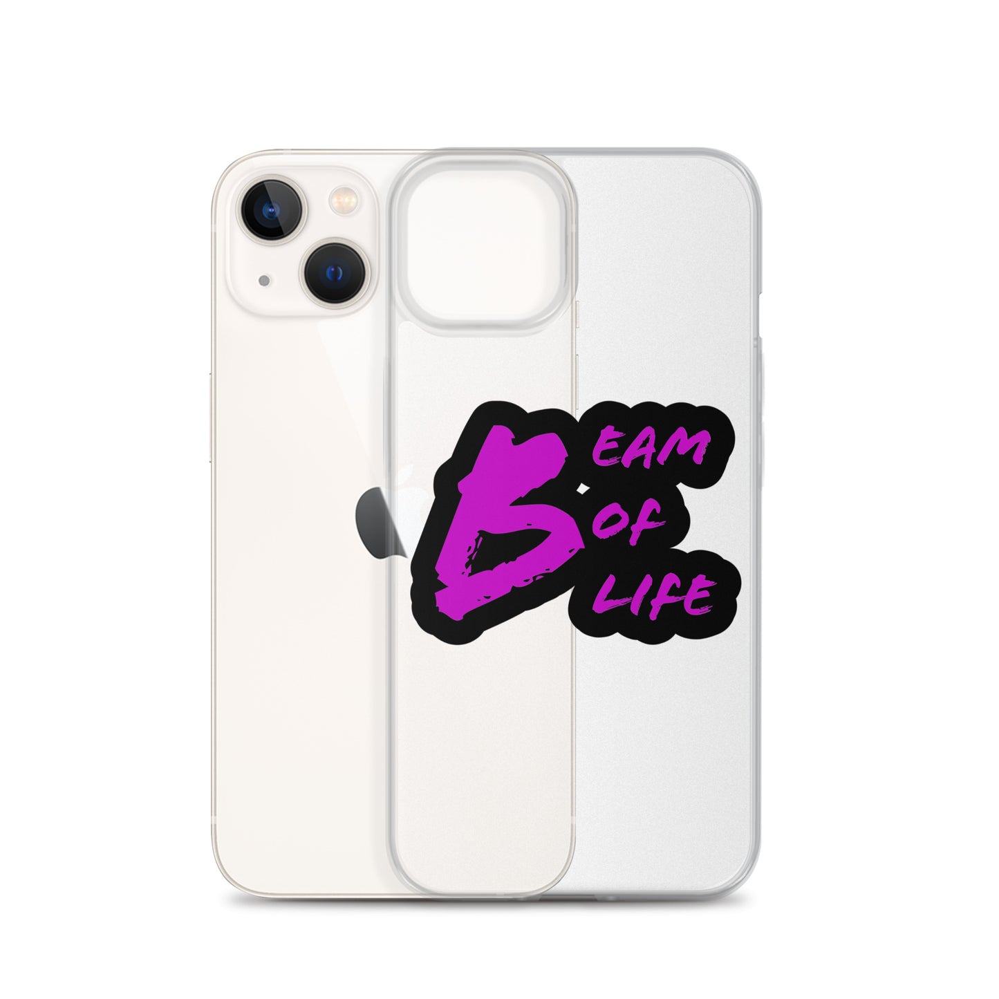 Beam of Life Clear iPhone Case