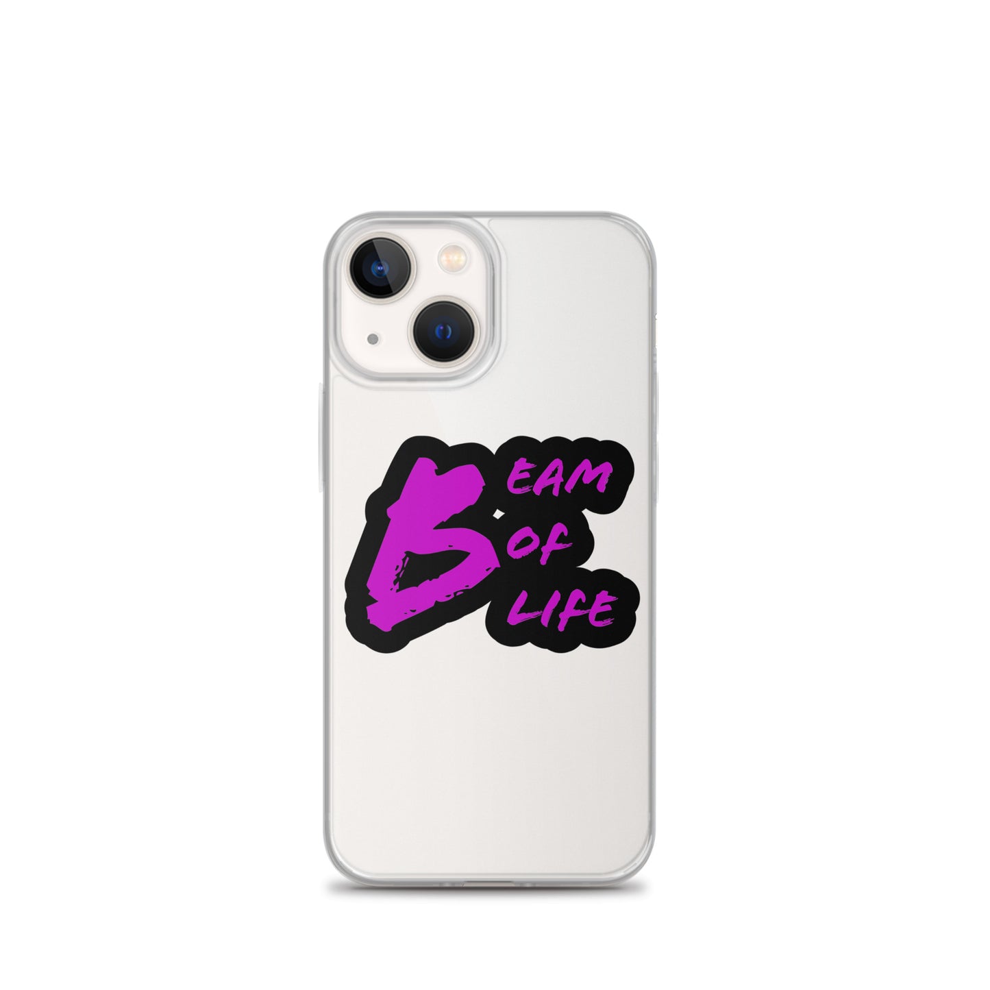 Beam of Life Clear iPhone Case