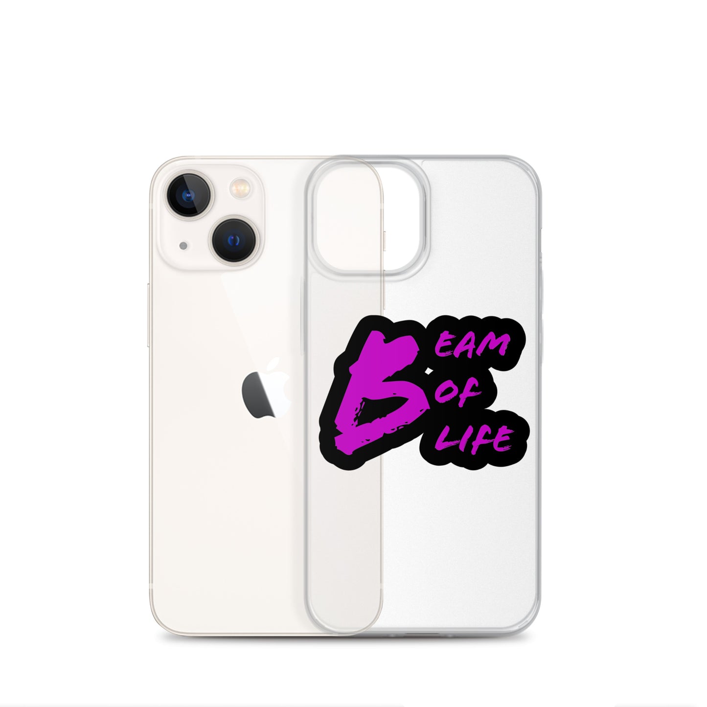 Beam of Life Clear iPhone Case