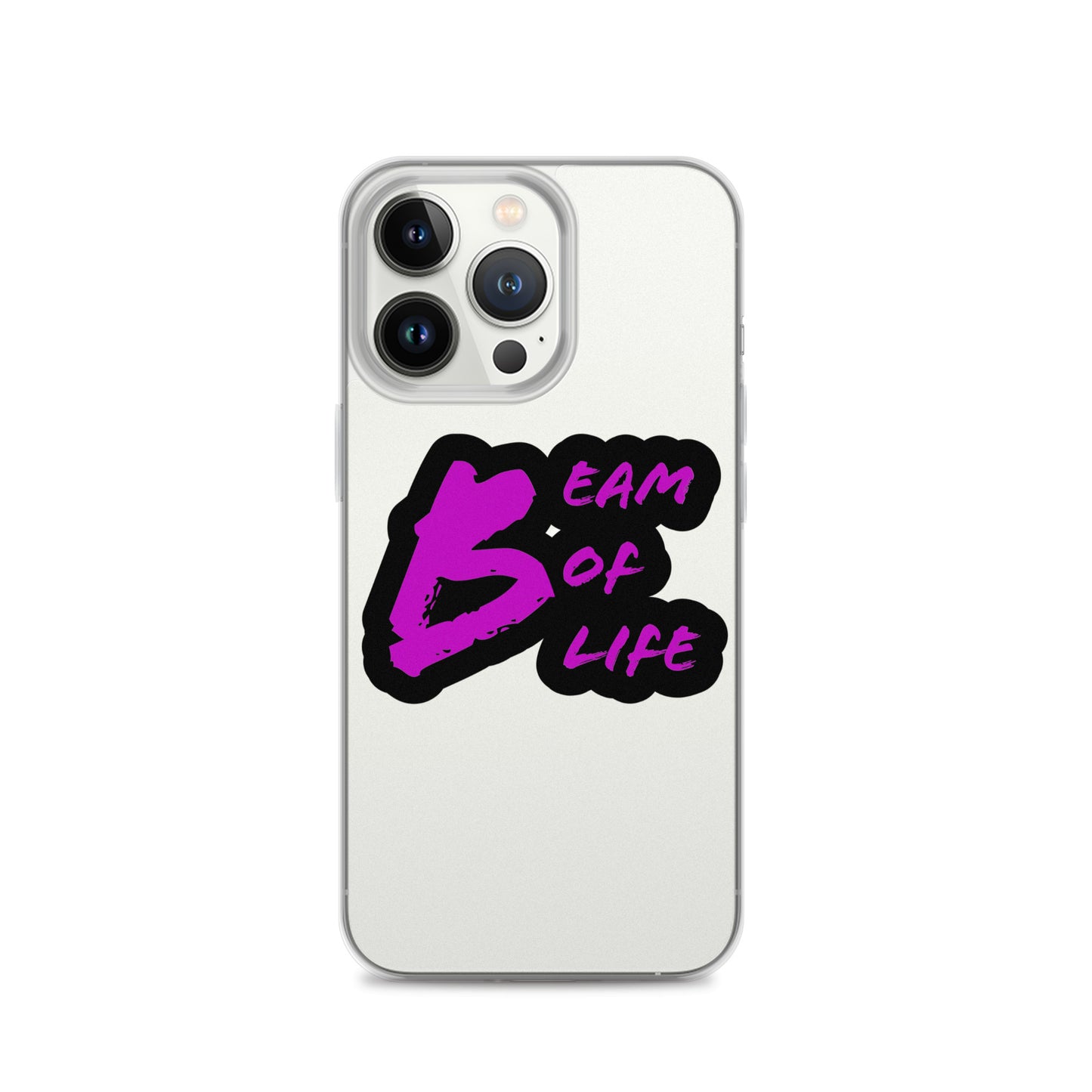 Beam of Life Clear iPhone Case