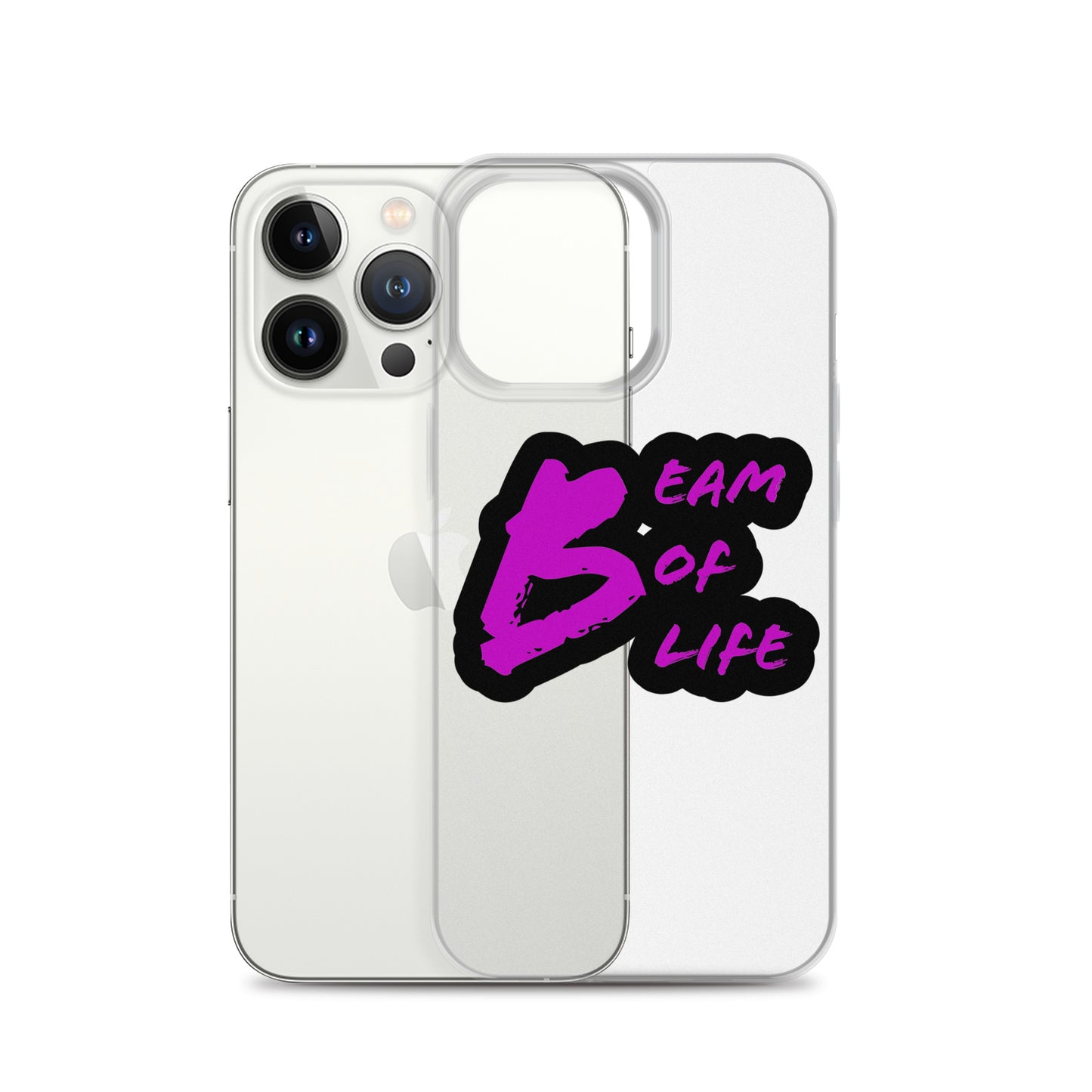 Beam of Life Clear iPhone Case