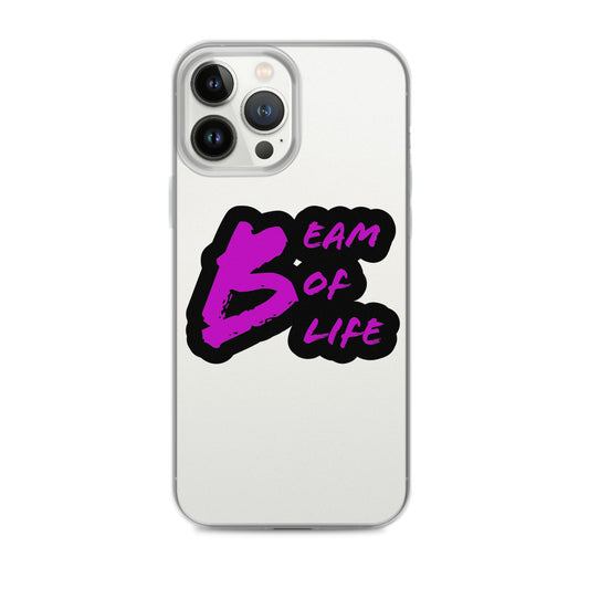 Beam of Life Clear iPhone Case