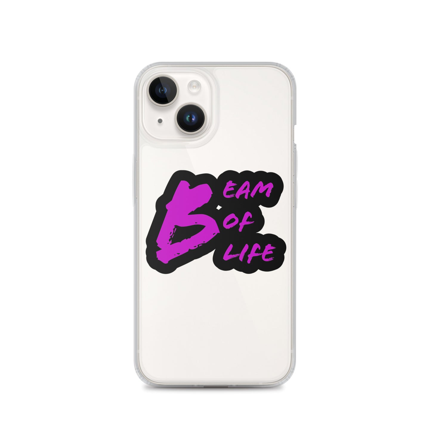 Beam of Life Clear iPhone Case