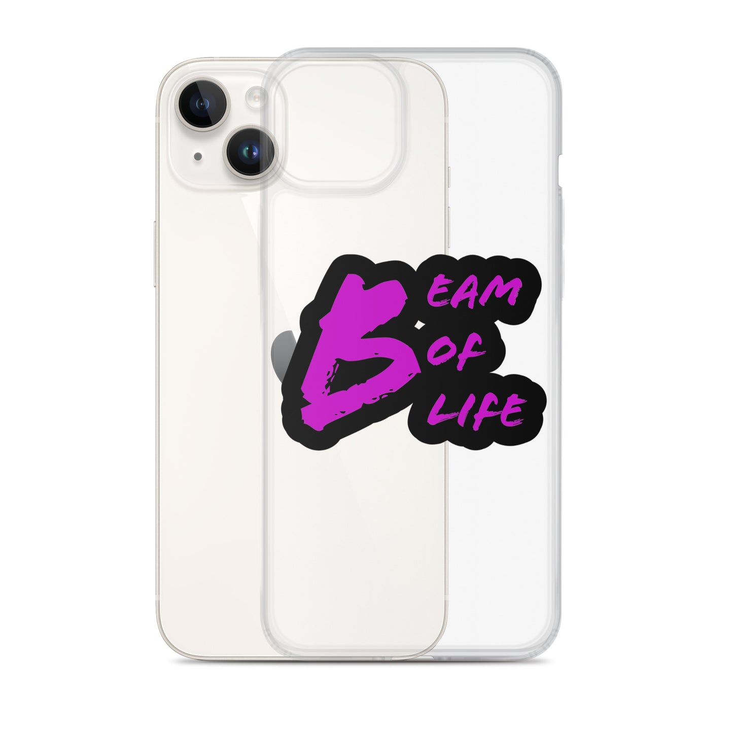 Beam of Life Clear iPhone Case