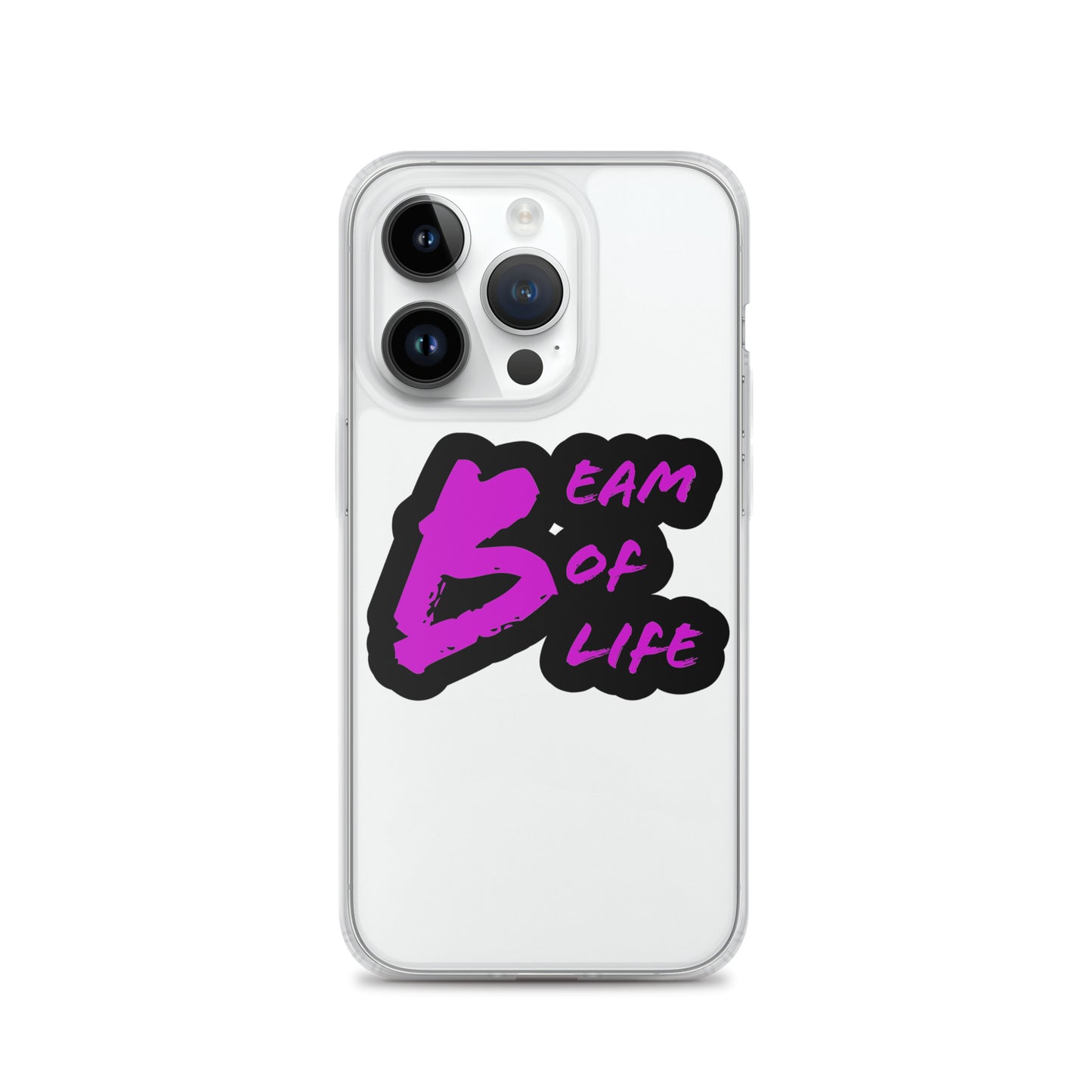 Beam of Life Clear iPhone Case