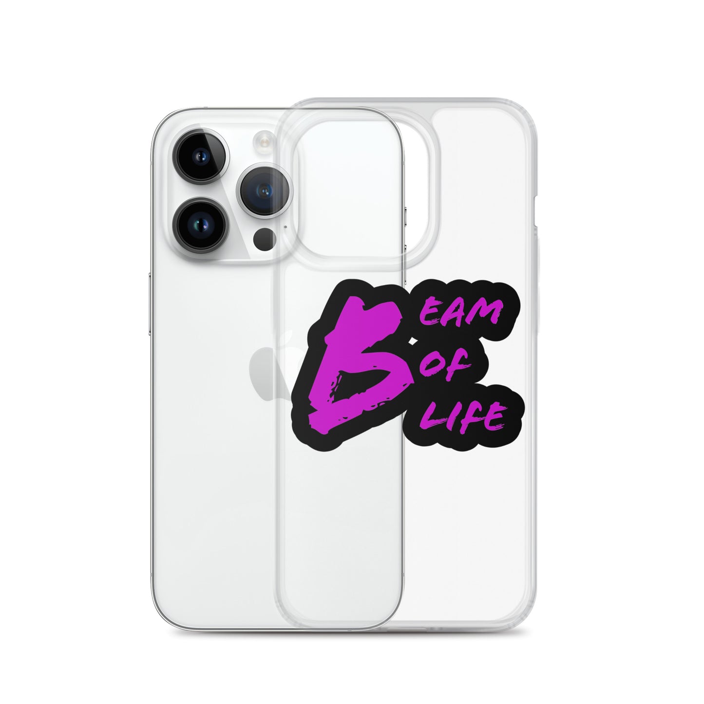 Beam of Life Clear iPhone Case