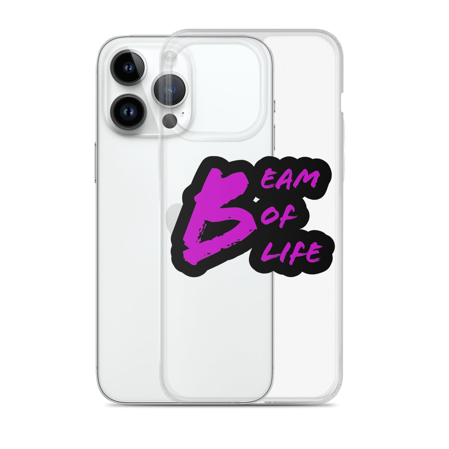 Beam of Life Clear iPhone Case