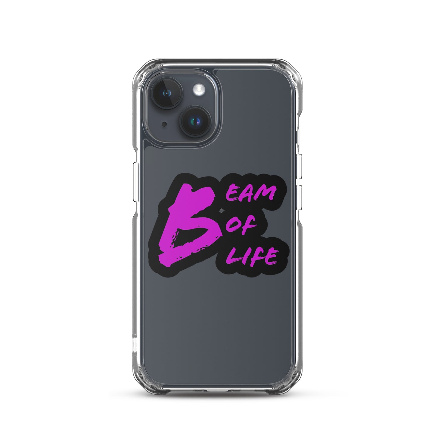 Beam of Life Clear iPhone Case