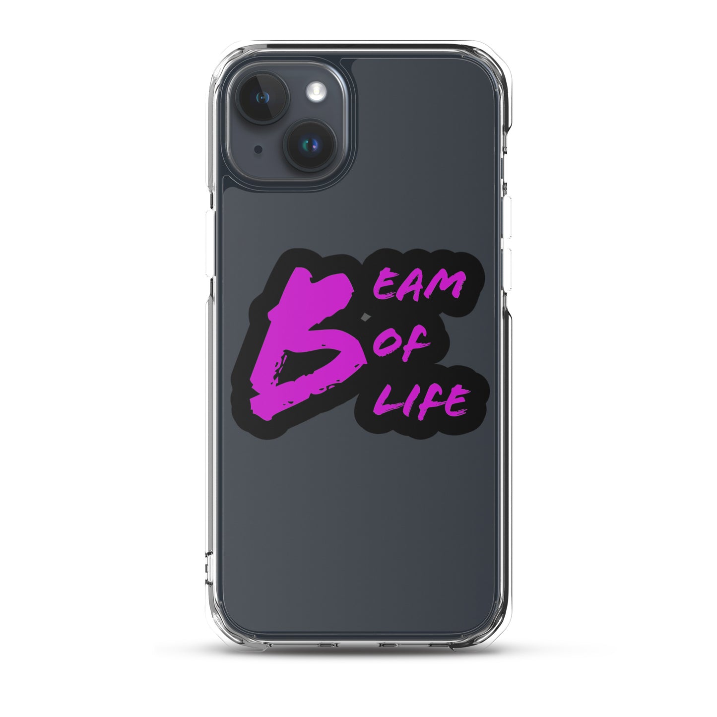 Beam of Life Clear iPhone Case