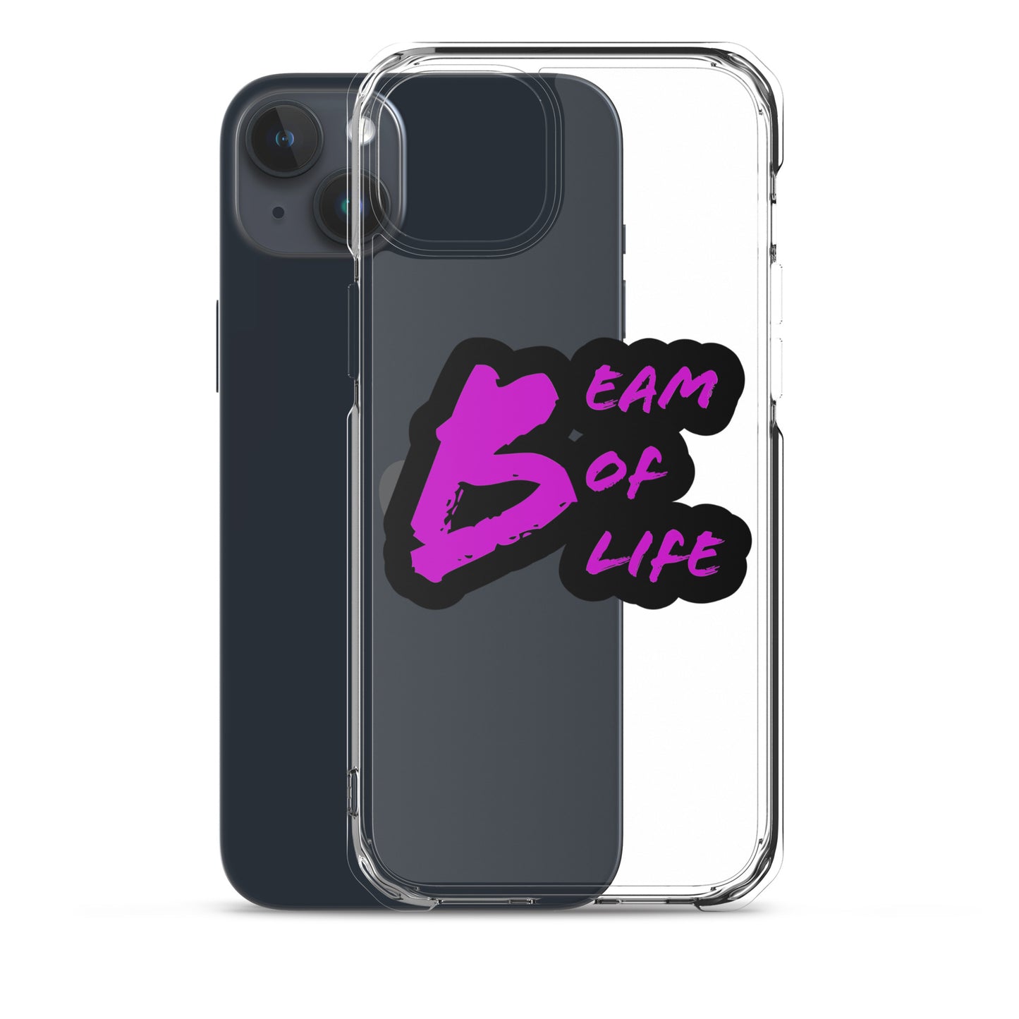 Beam of Life Clear iPhone Case