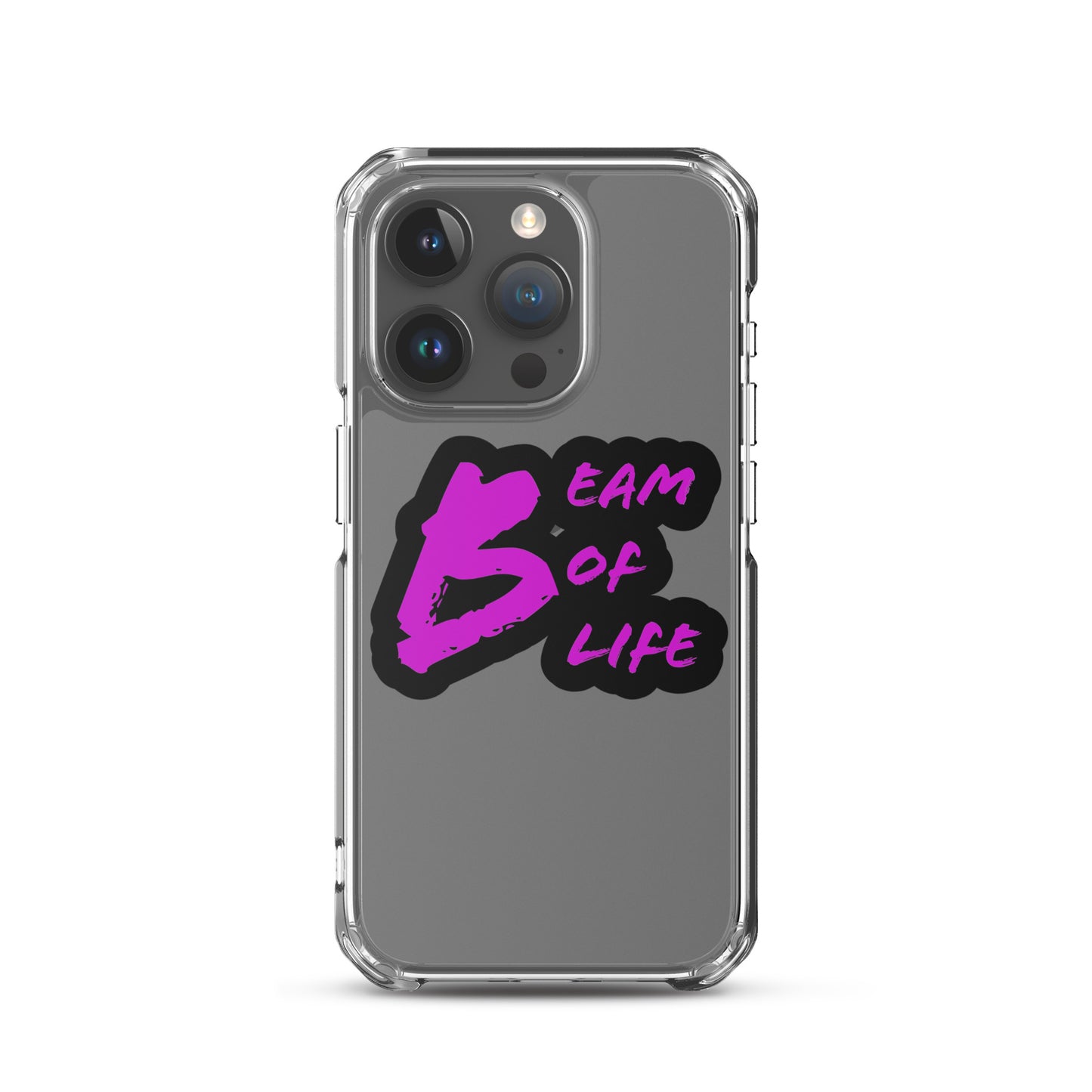 Beam of Life Clear iPhone Case