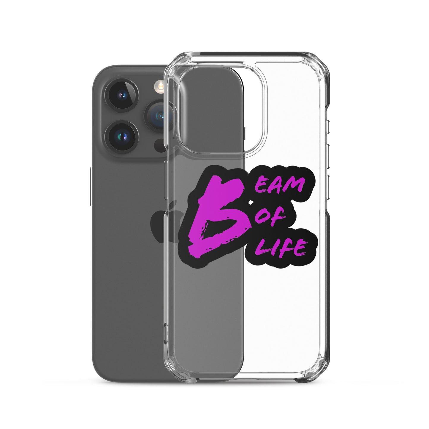 Beam of Life Clear iPhone Case