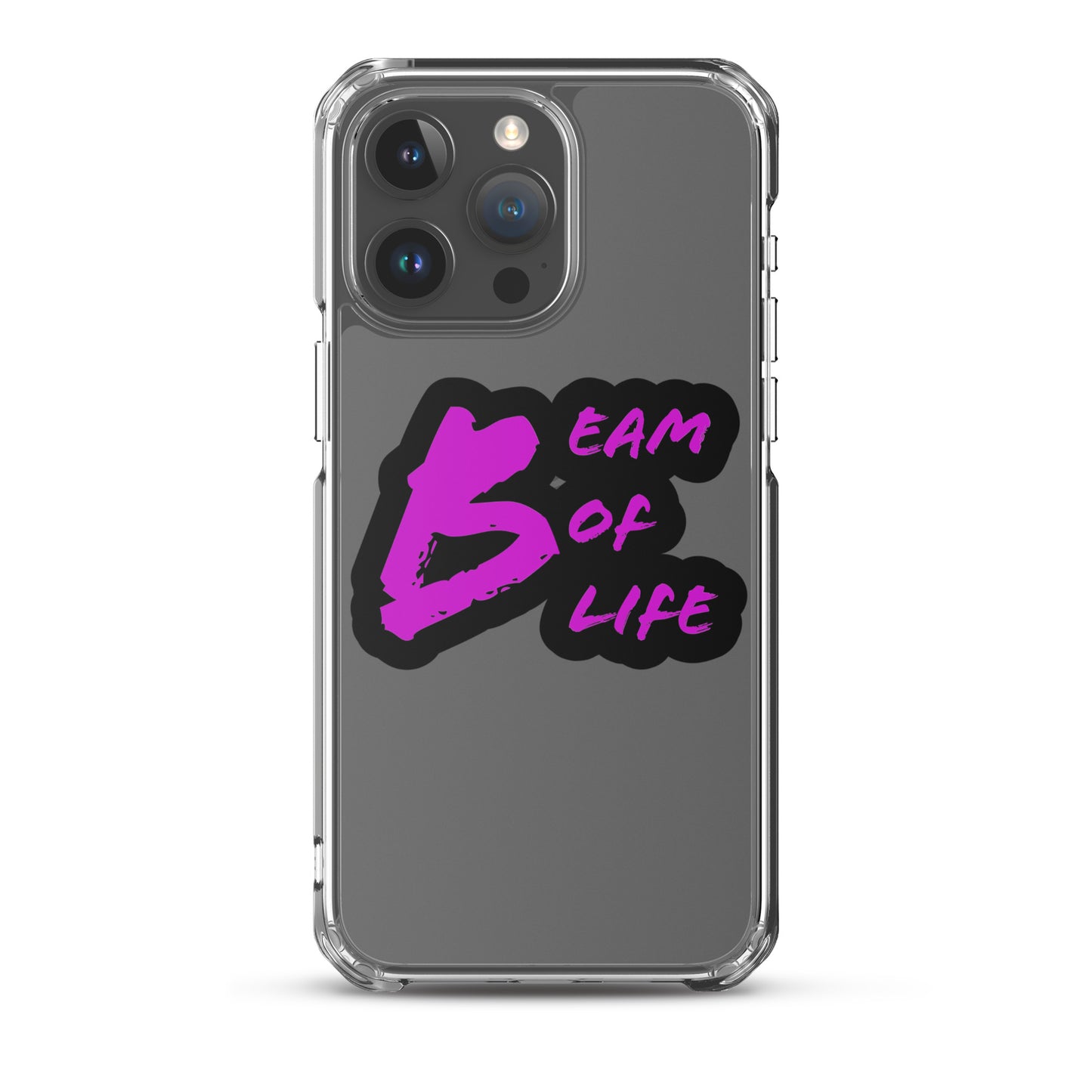 Beam of Life Clear iPhone Case