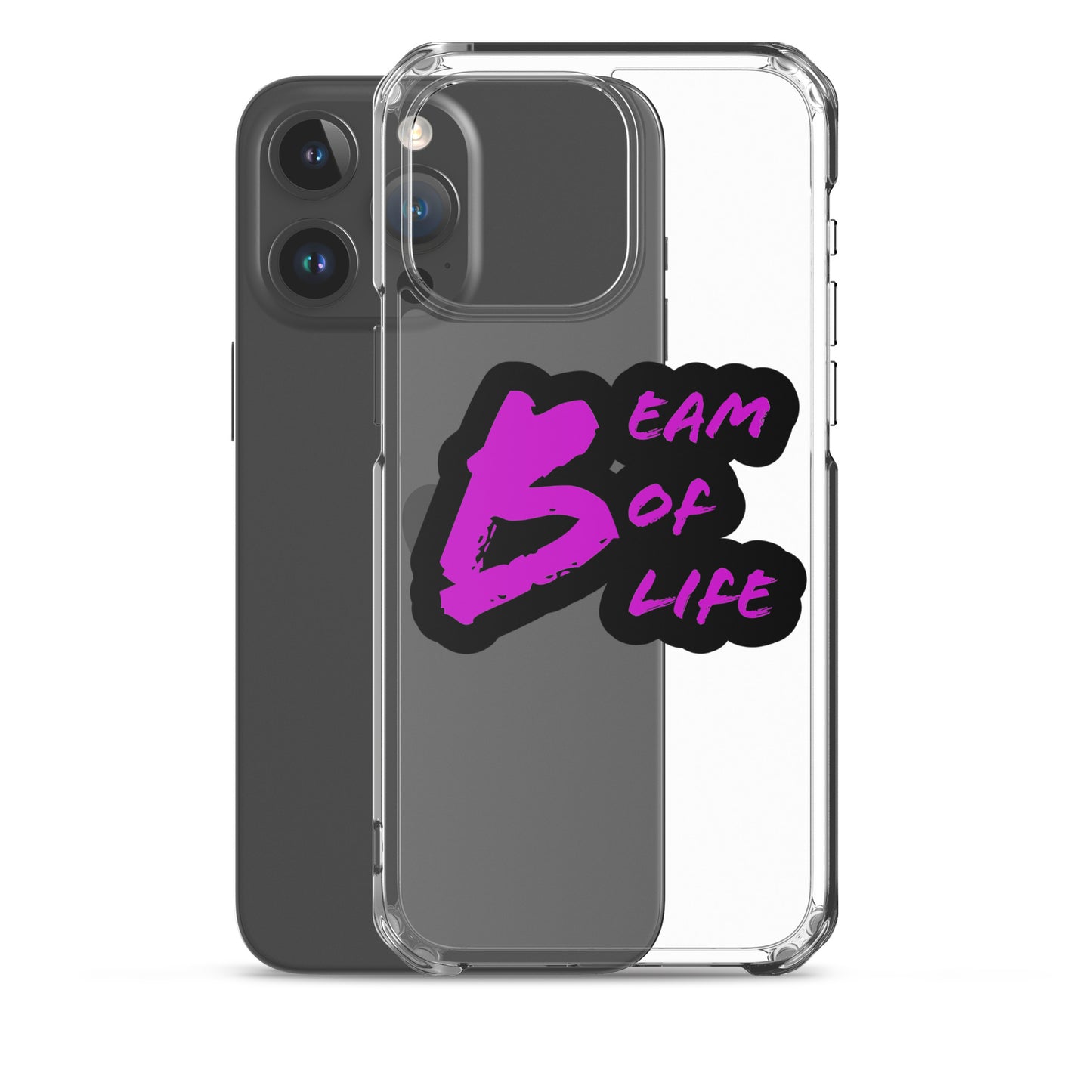 Beam of Life Clear iPhone Case