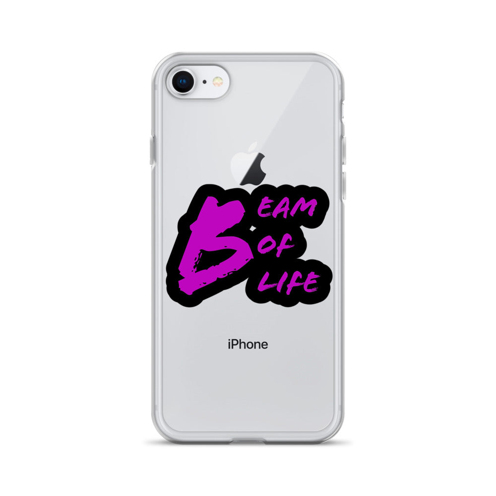 Beam of Life Clear iPhone Case