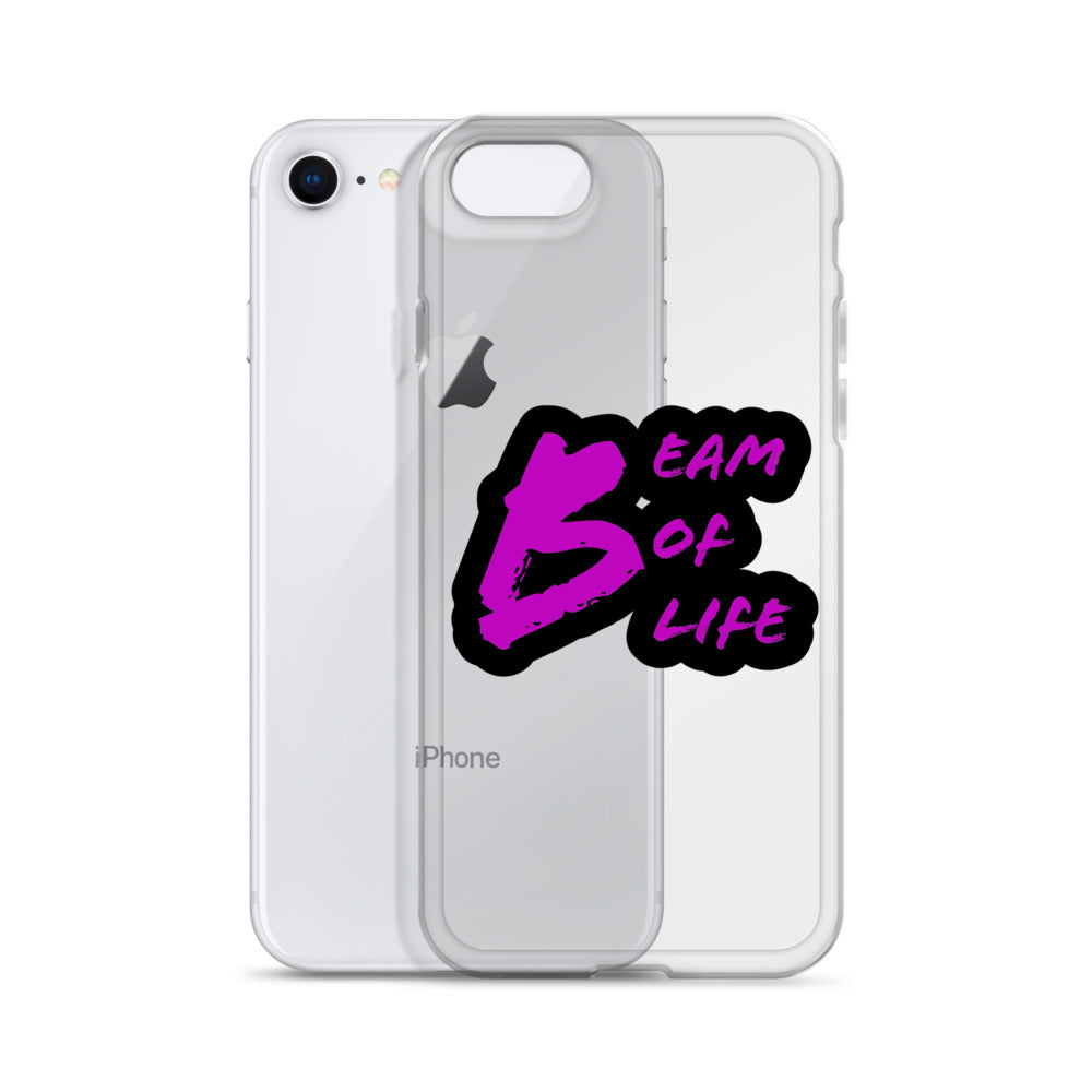 Beam of Life Clear iPhone Case