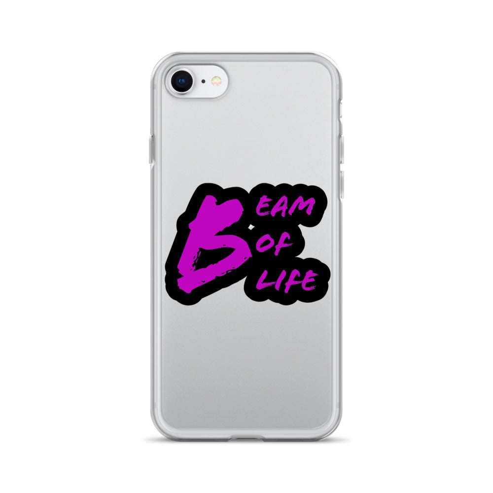 Beam of Life Clear iPhone Case