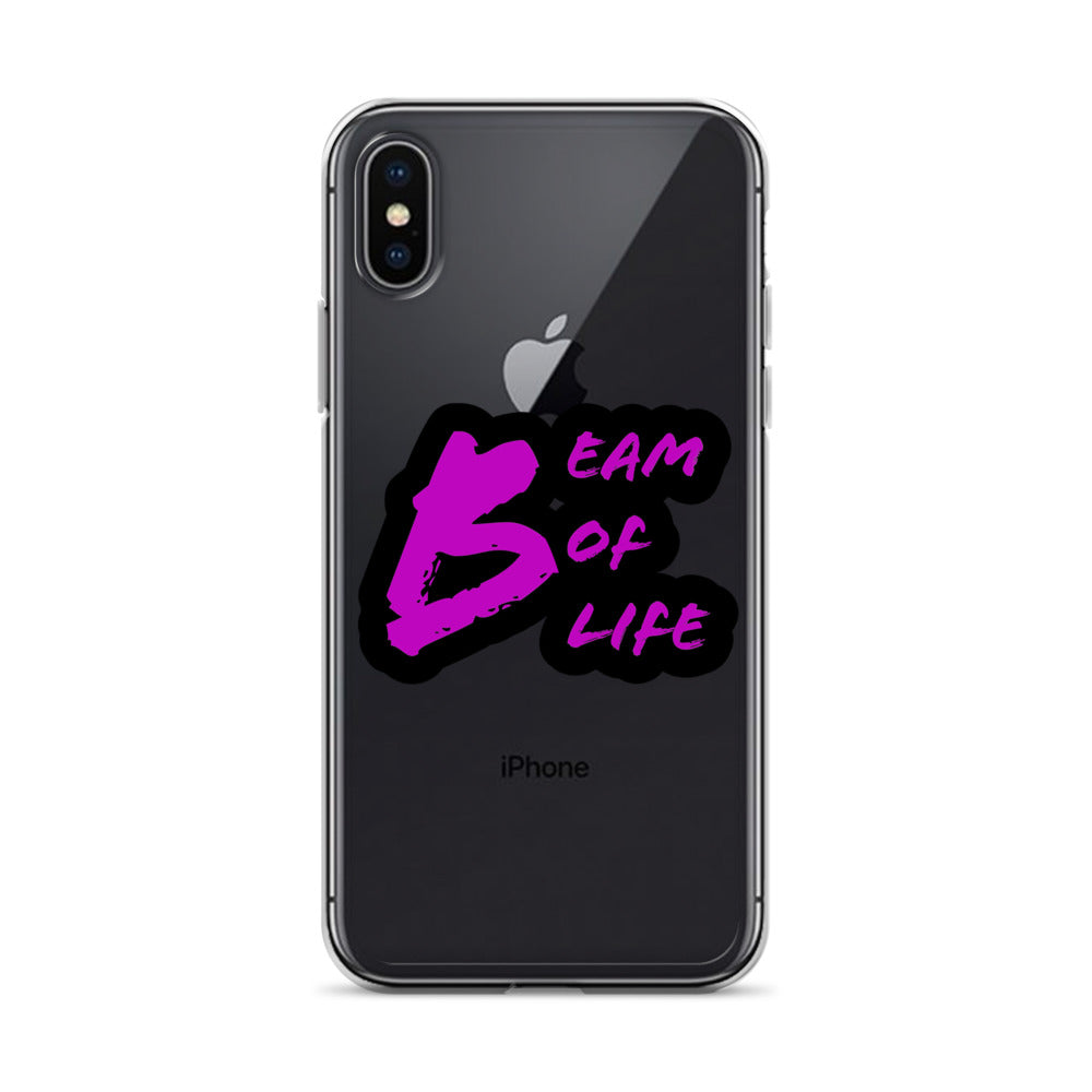 Beam of Life Clear iPhone Case