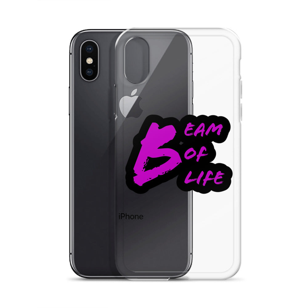 Beam of Life Clear iPhone Case