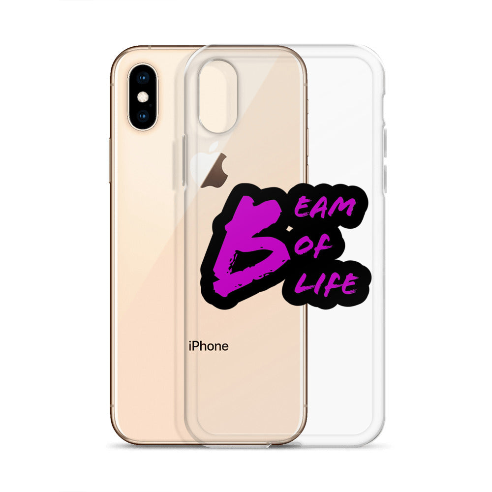 Beam of Life Clear iPhone Case