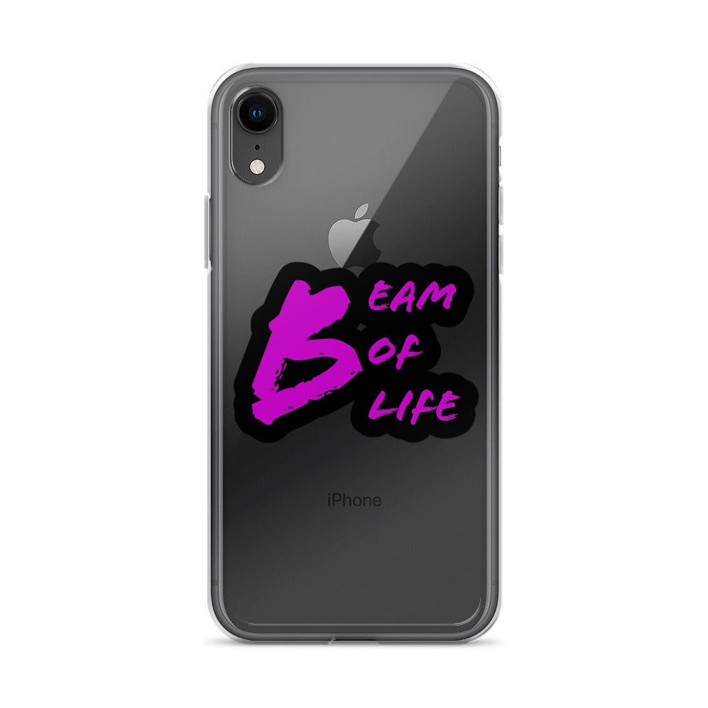 Beam of Life Clear iPhone Case