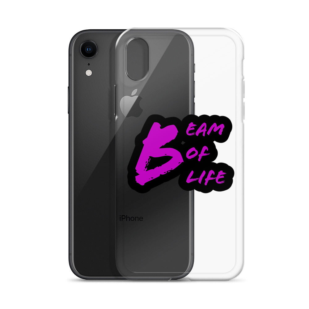 Beam of Life Clear iPhone Case