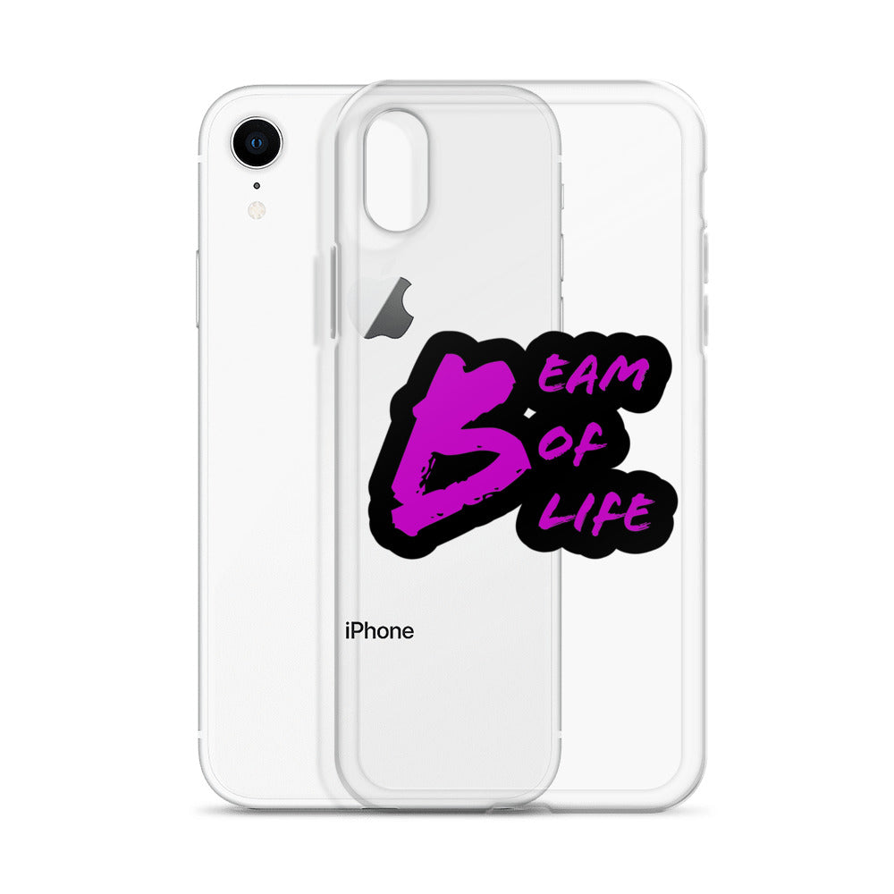 Beam of Life Clear iPhone Case