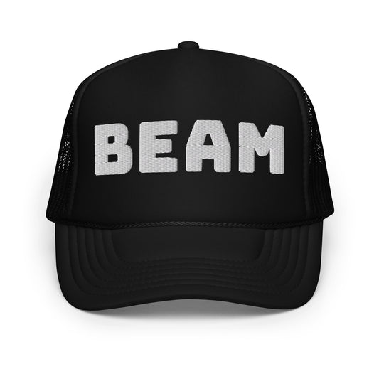 Whiteout BEAM Embroidered Trucker Hat