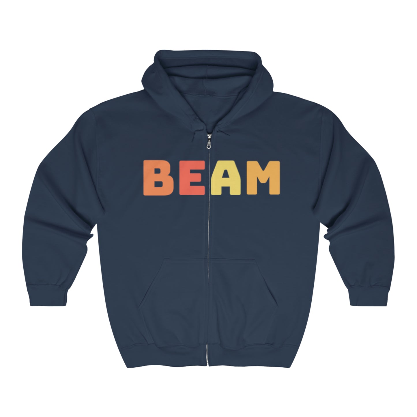 Retro BEAM Unisex Full Zip Hoodie