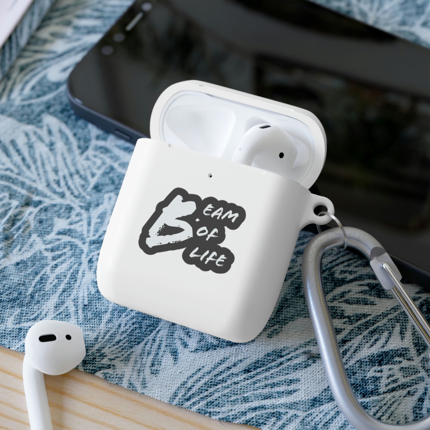 Beam of Life AirPods Case - Black/White Logo