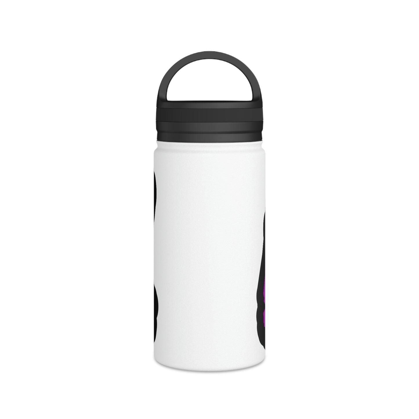 Beam of Life Stainless Steel Water Bottle - Black/White Logo