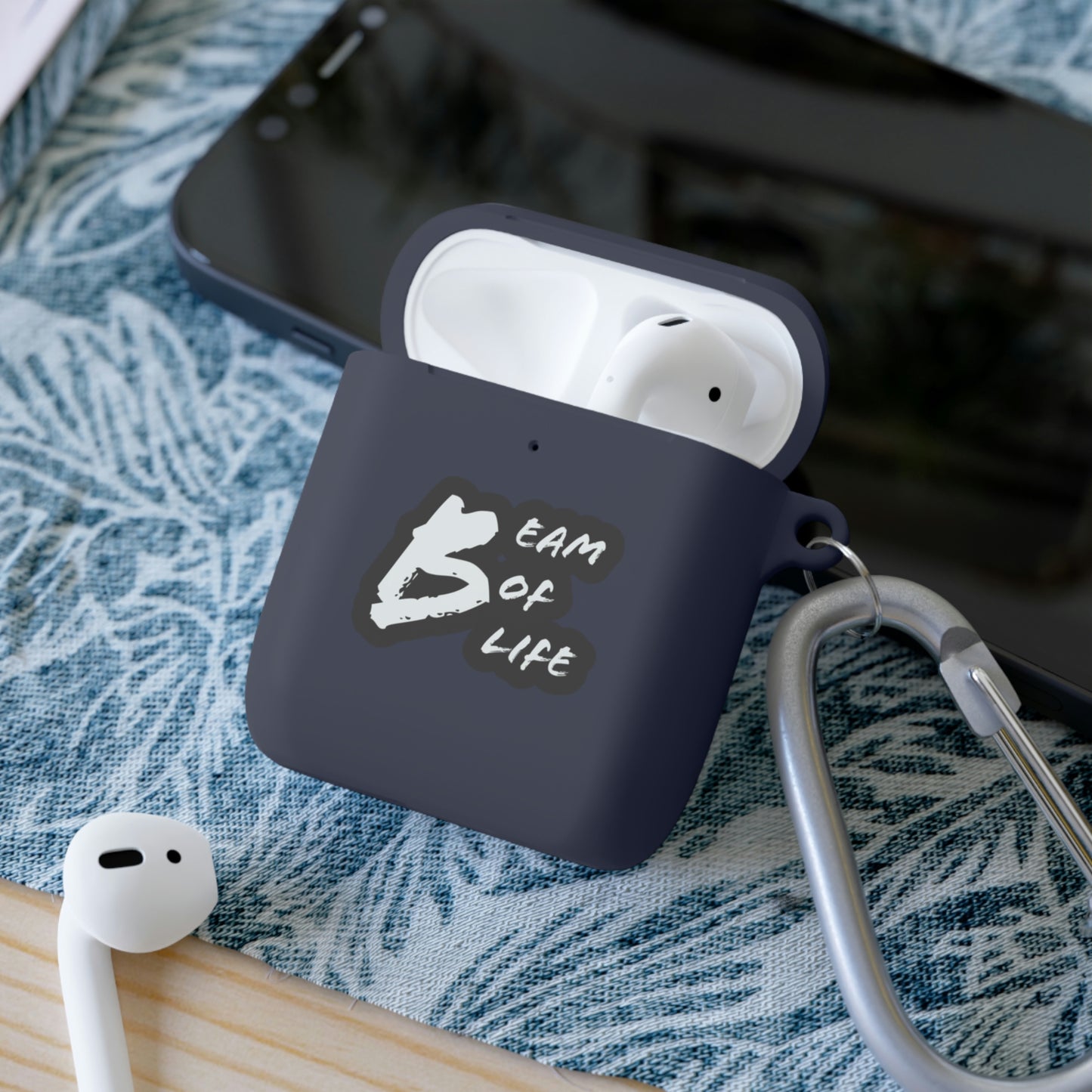 Beam of Life AirPods Case - Black/White Logo