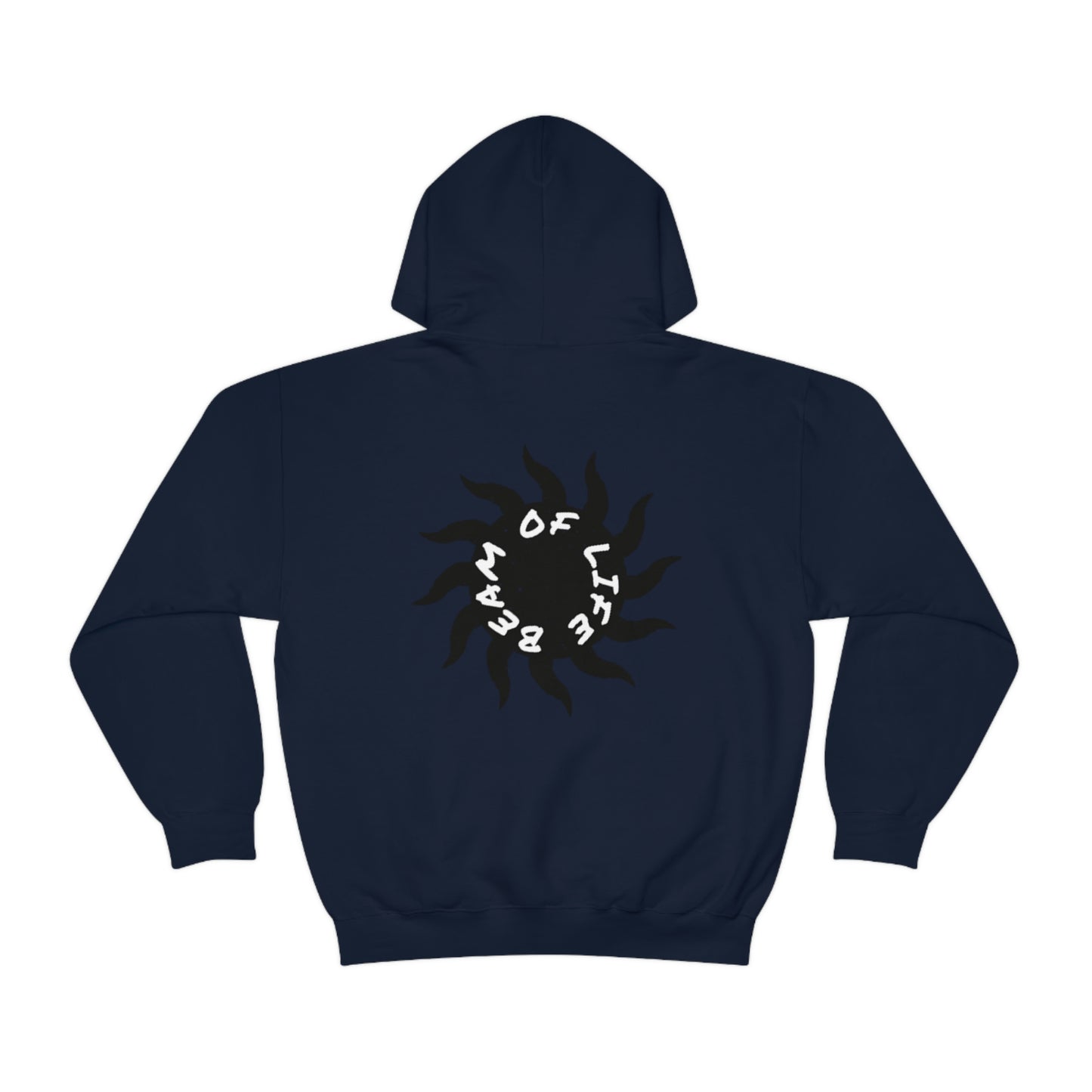 Sunny Simplified Unisex Hoodie - Black/White Logo