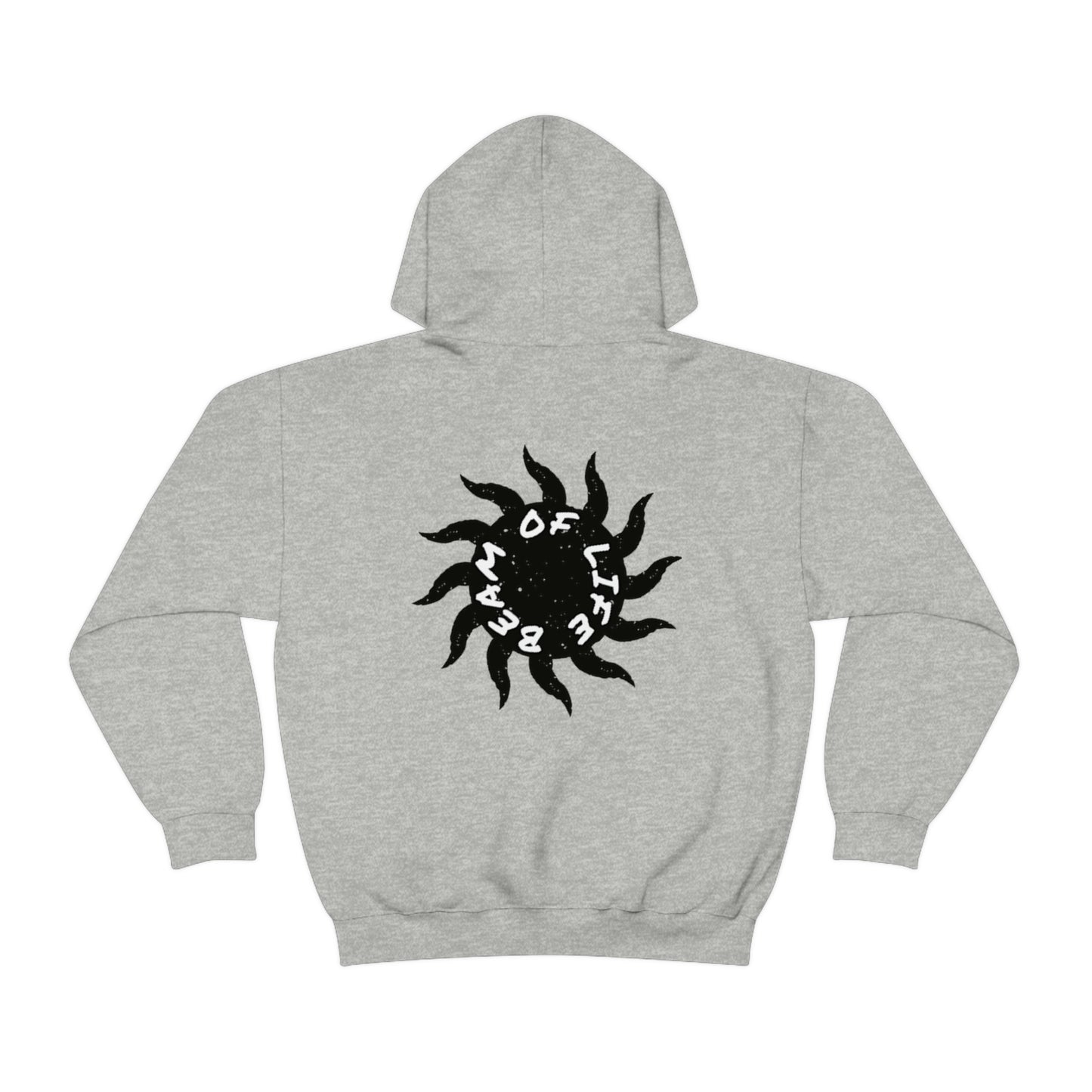 Sunny Simplified Unisex Hoodie - Black/White Logo