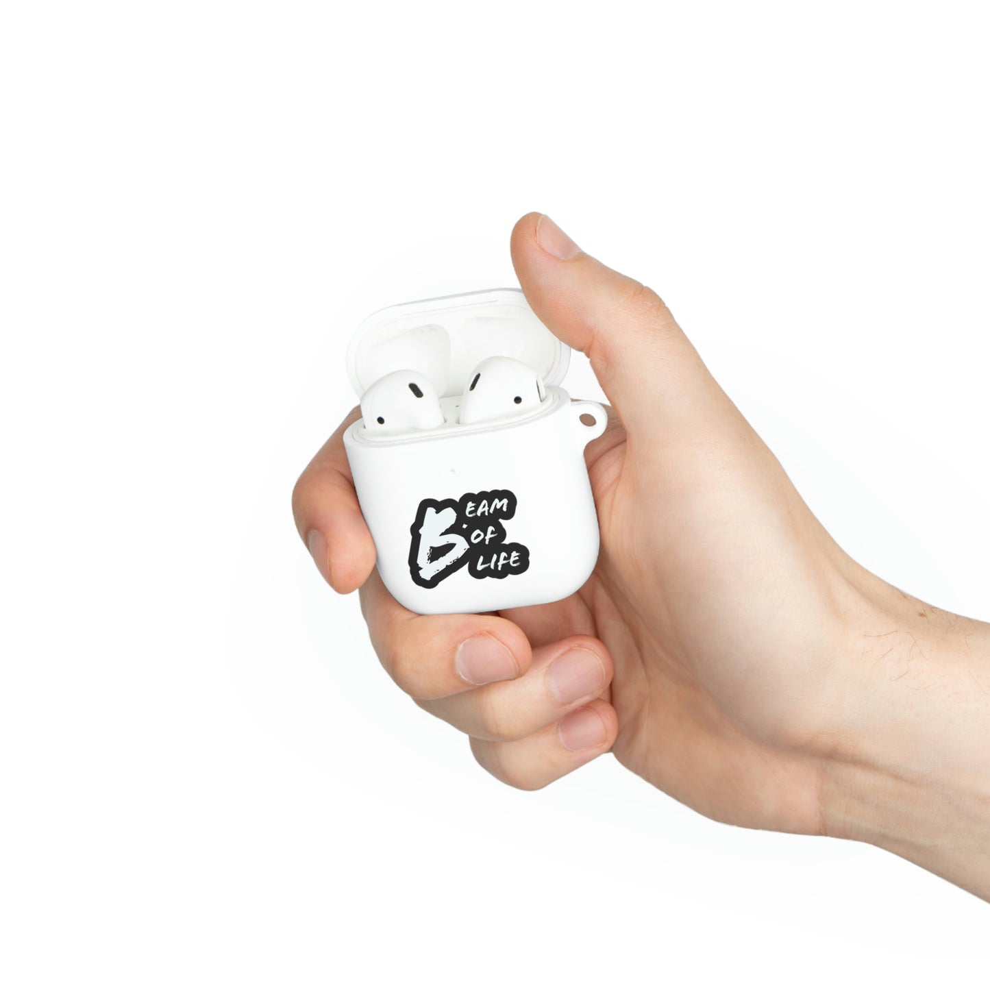 Beam of Life AirPods Case - Black/White Logo