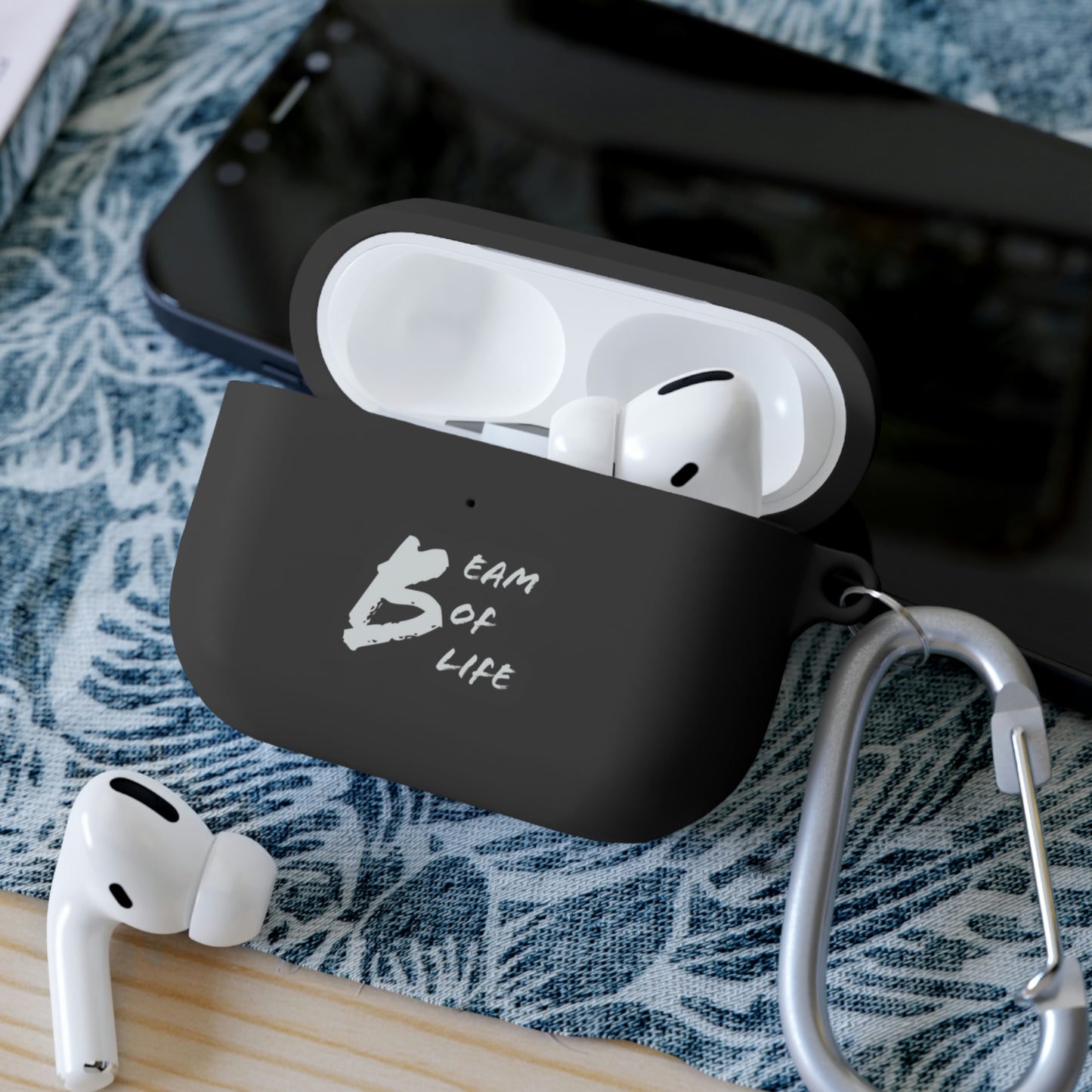 Beam of Life AirPods Pro Case - Black/White Logo