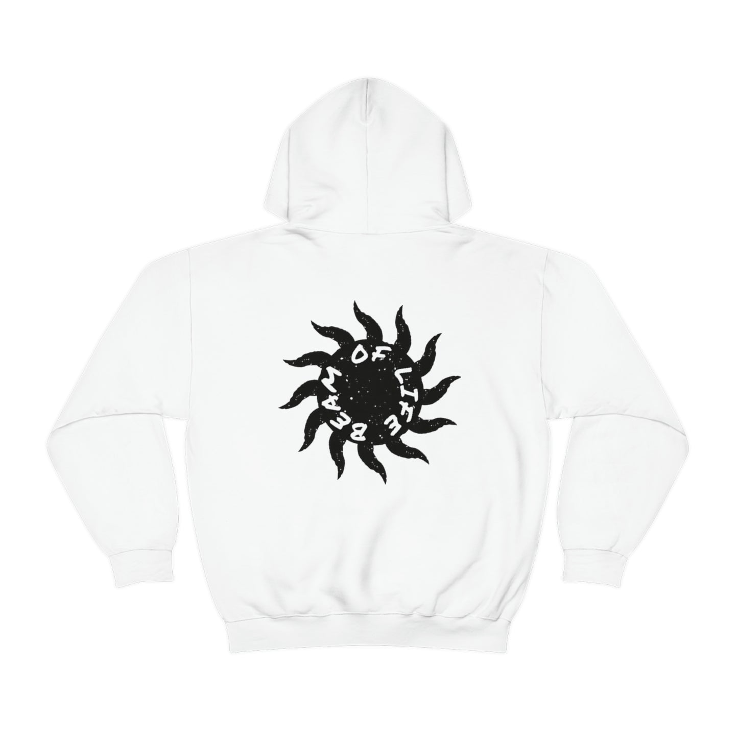 Sunny Simplified Unisex Hoodie - Black/White Logo